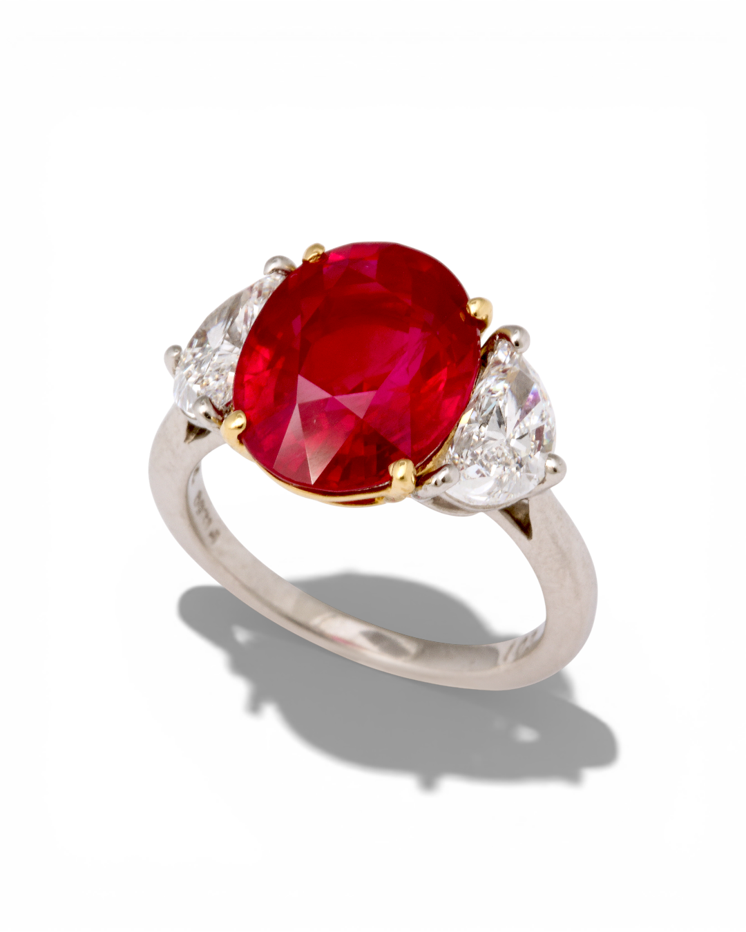 Unheated Burma Ruby Ring