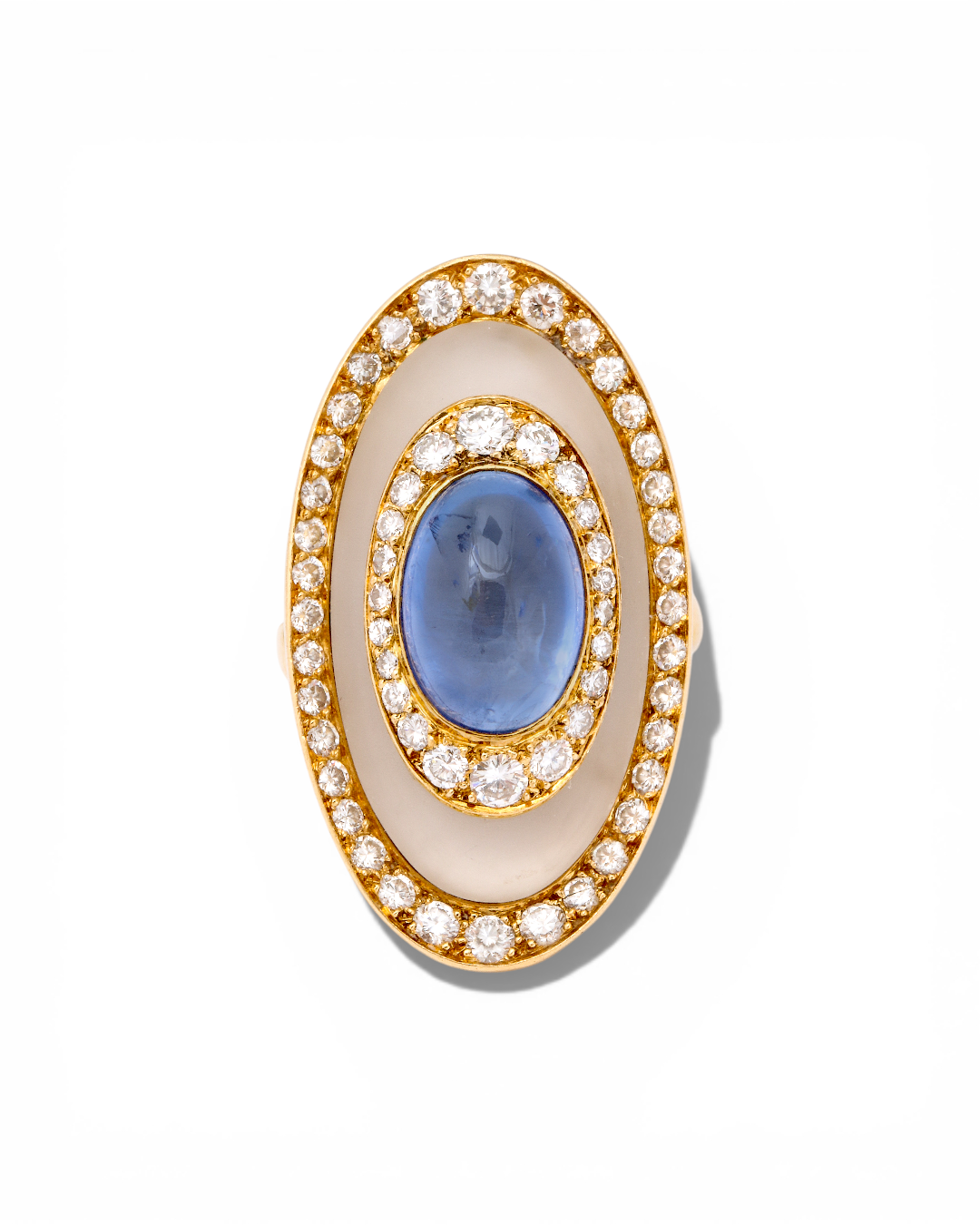 Bulgari Sapphire, Diamond & Rock Crystal Ring