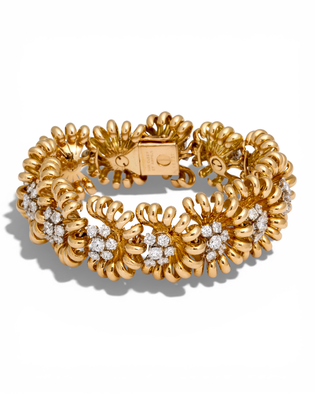 Van Cleef & Arpels 18KYG & Diamond Bracelet