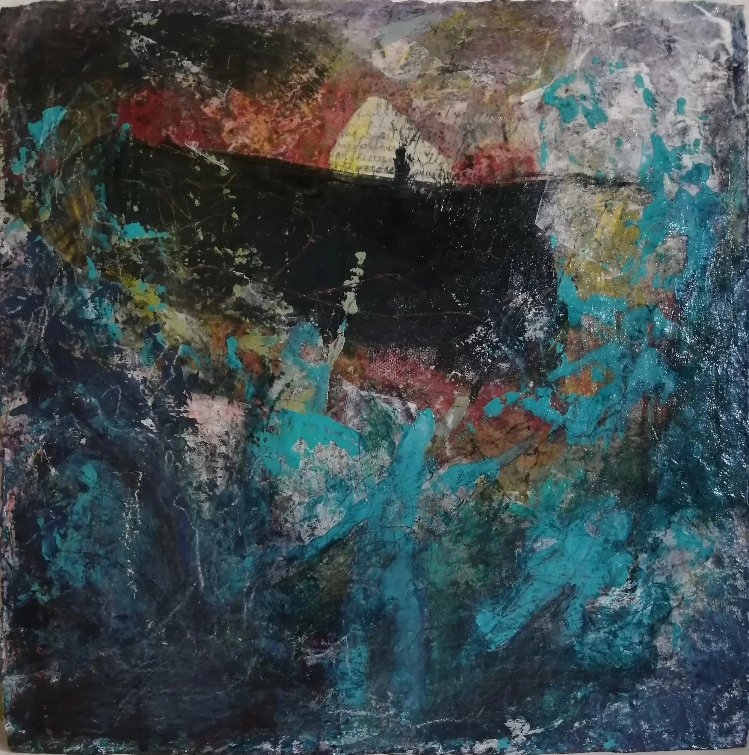 "Rise"
15" x15" Mixed Media on Canvas
2026