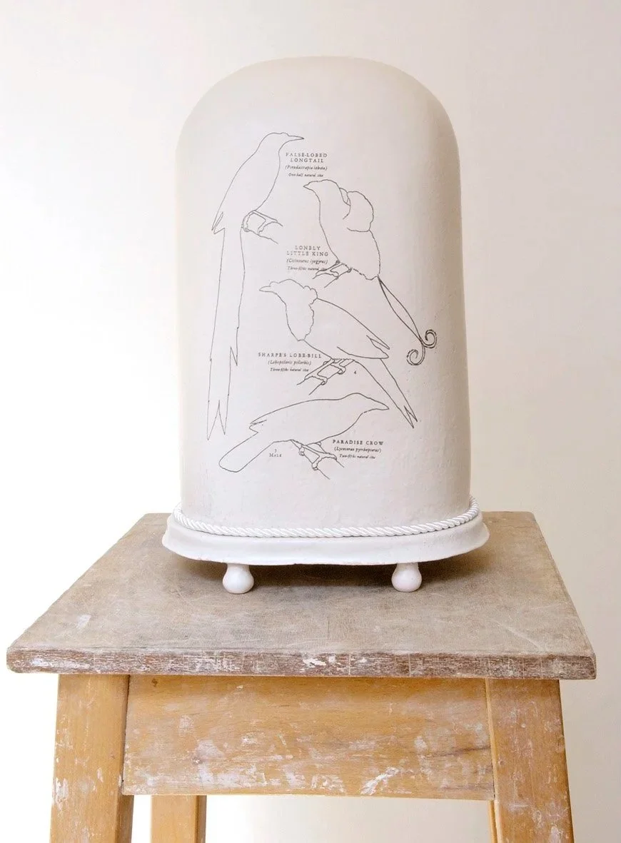 Dome, 2004, ceramic, glaze, transfer (image Griet Dekoninck)