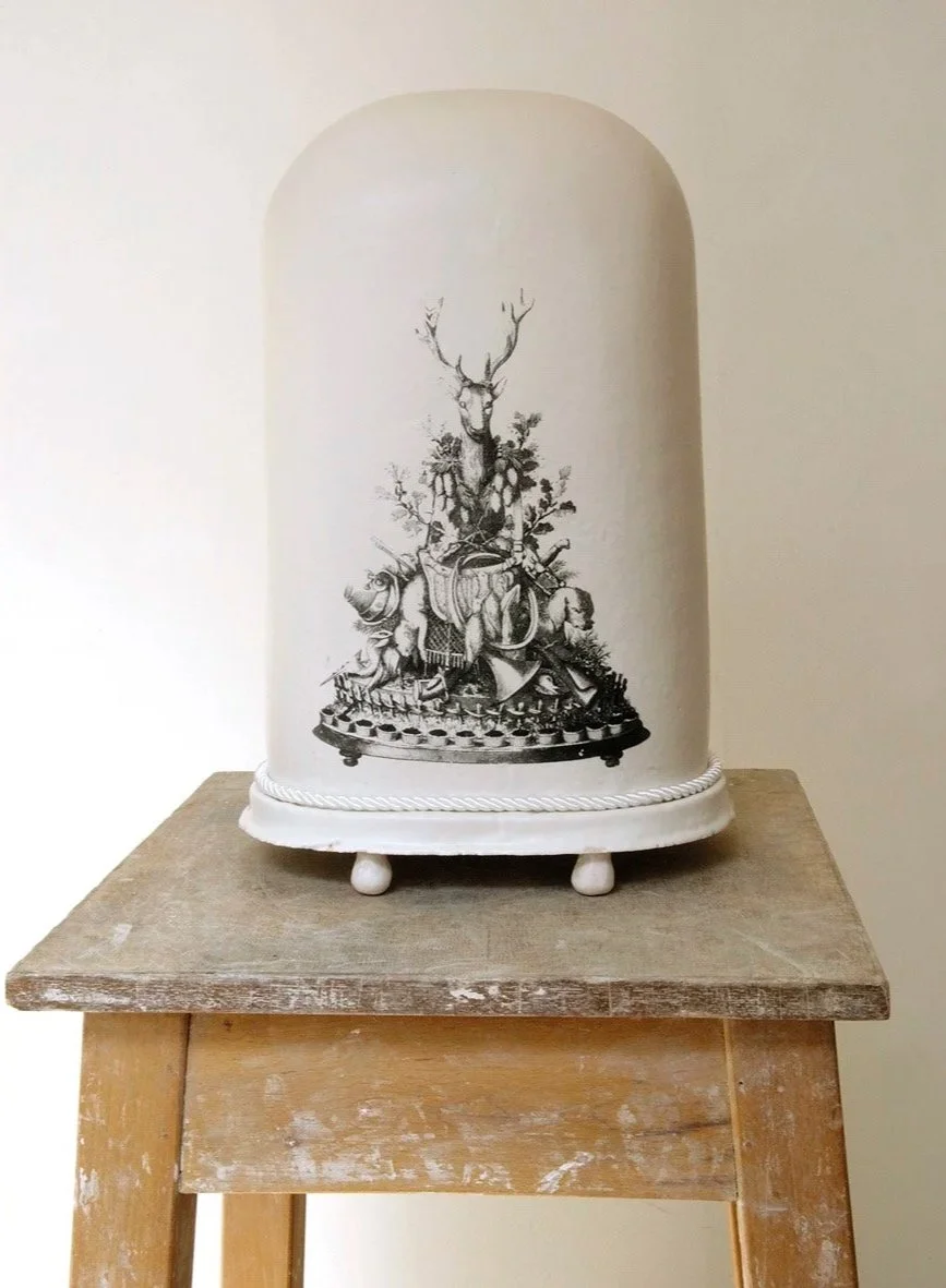 Dome, 2004, ceramic, glaze, transfer (image Griet Dekoninck)