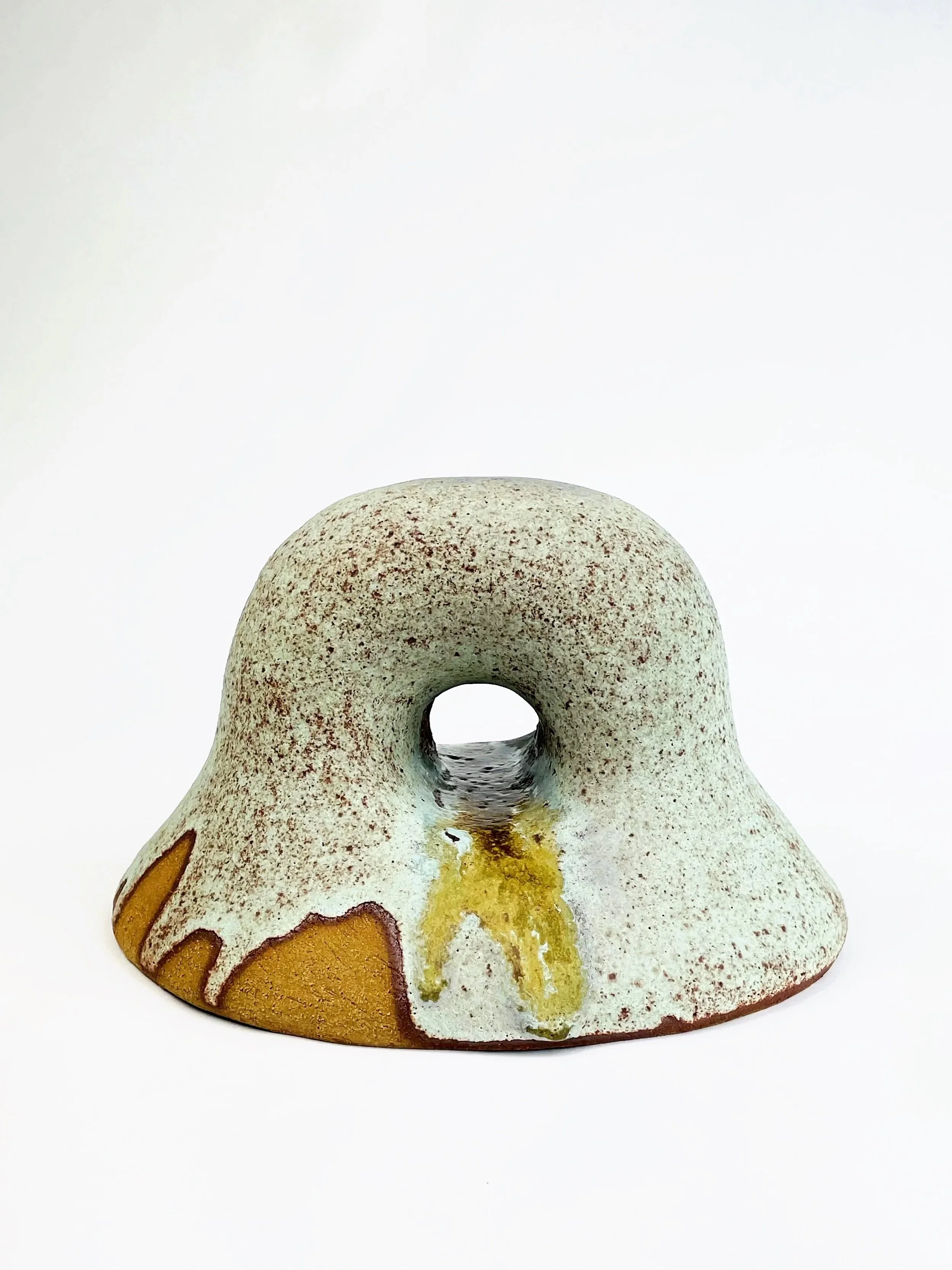 Untitled, 2025, ceramic, multiple glazes, 16 x  26 x 24 cm
