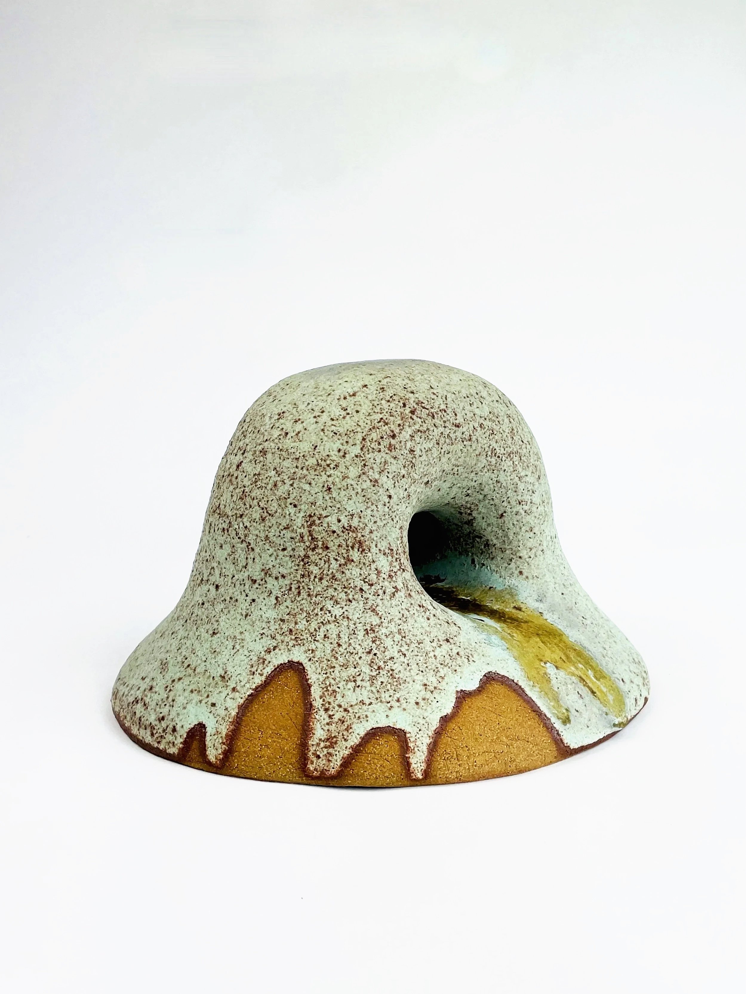 Untitled, 2025, ceramic, multiple glazes, 16 x  26 x 24 cm