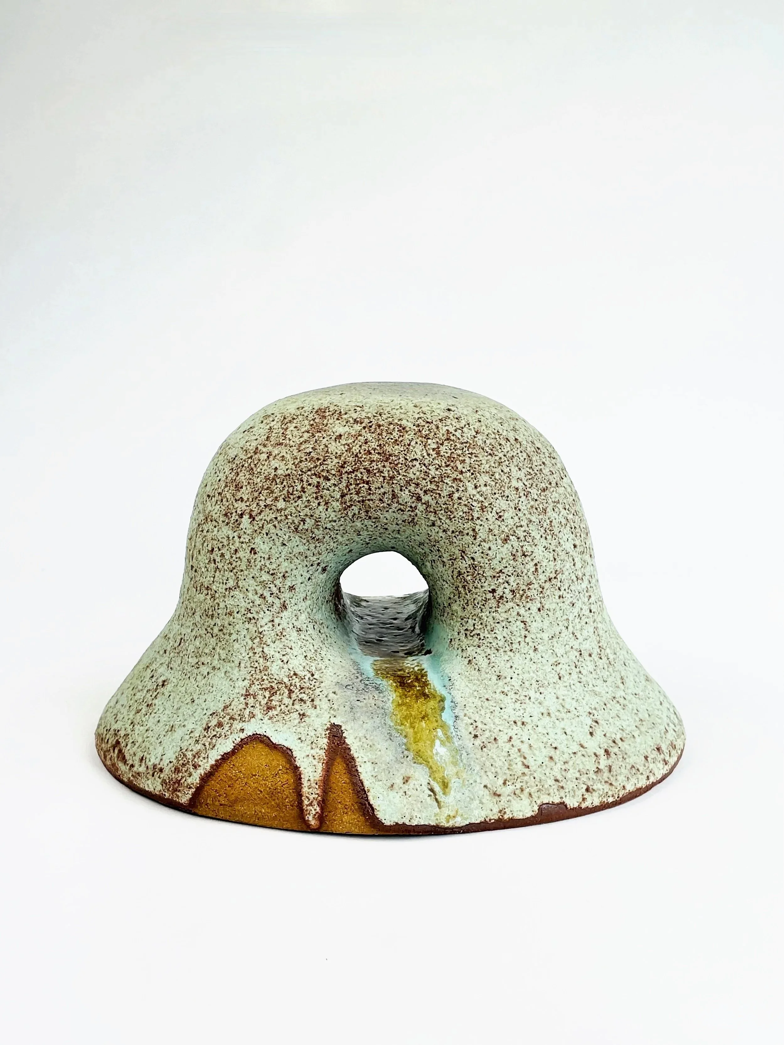 Untitled, 2025, ceramic, multiple glazes, 16 x  26 x 24 cm