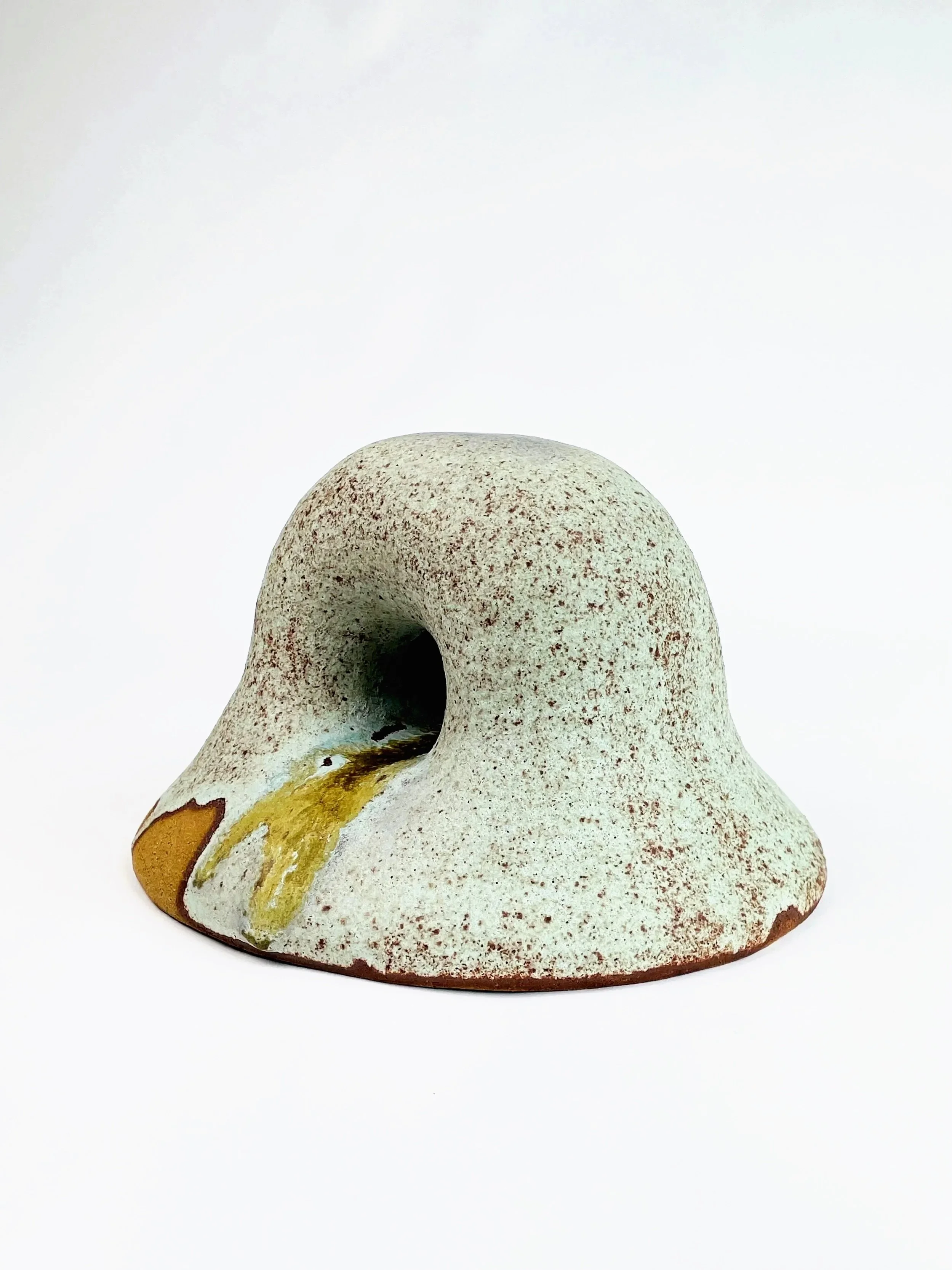 Untitled, 2025, ceramic, multiple glazes, 16 x  26 x 24 cm