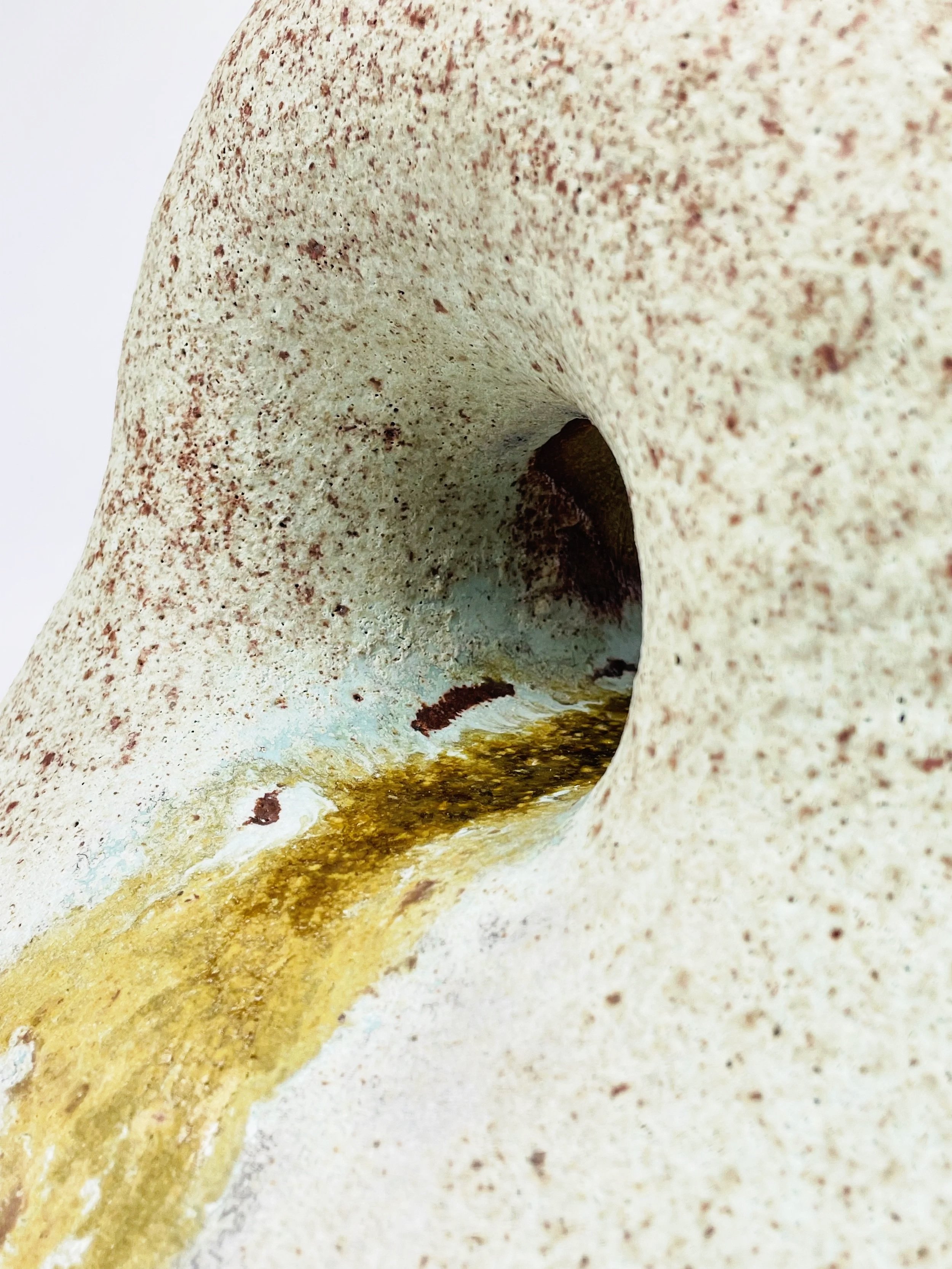 Untitled, 2025, ceramic, multiple glazes, 16 x  26 x 24 cm