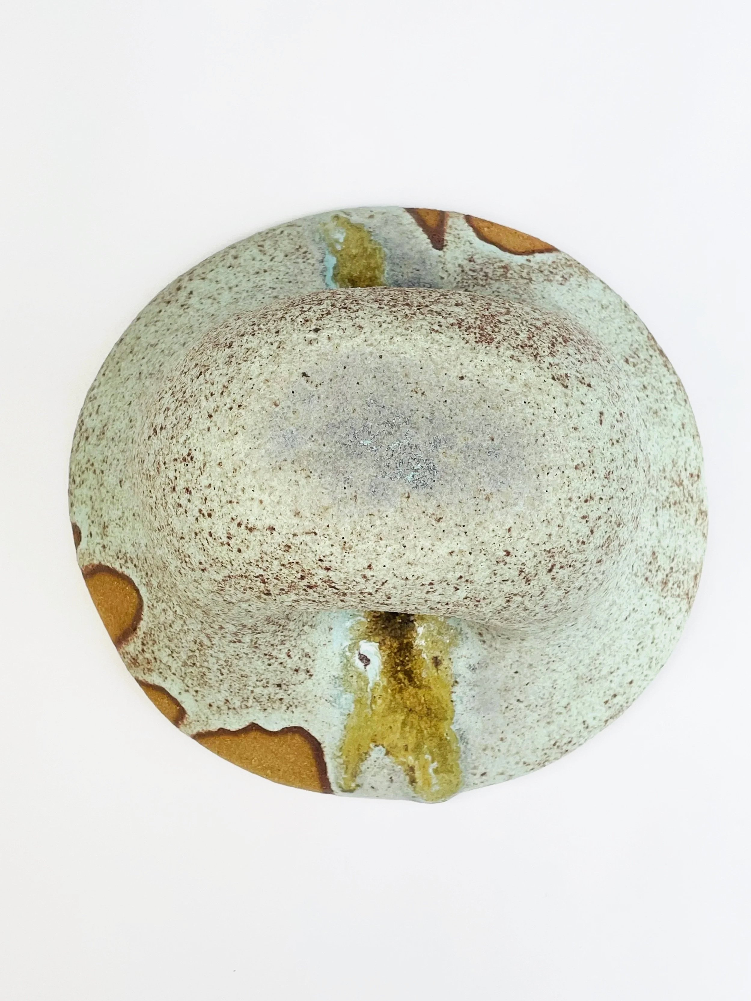 Untitled, 2025, ceramic, multiple glazes, 16 x  26 x 24 cm