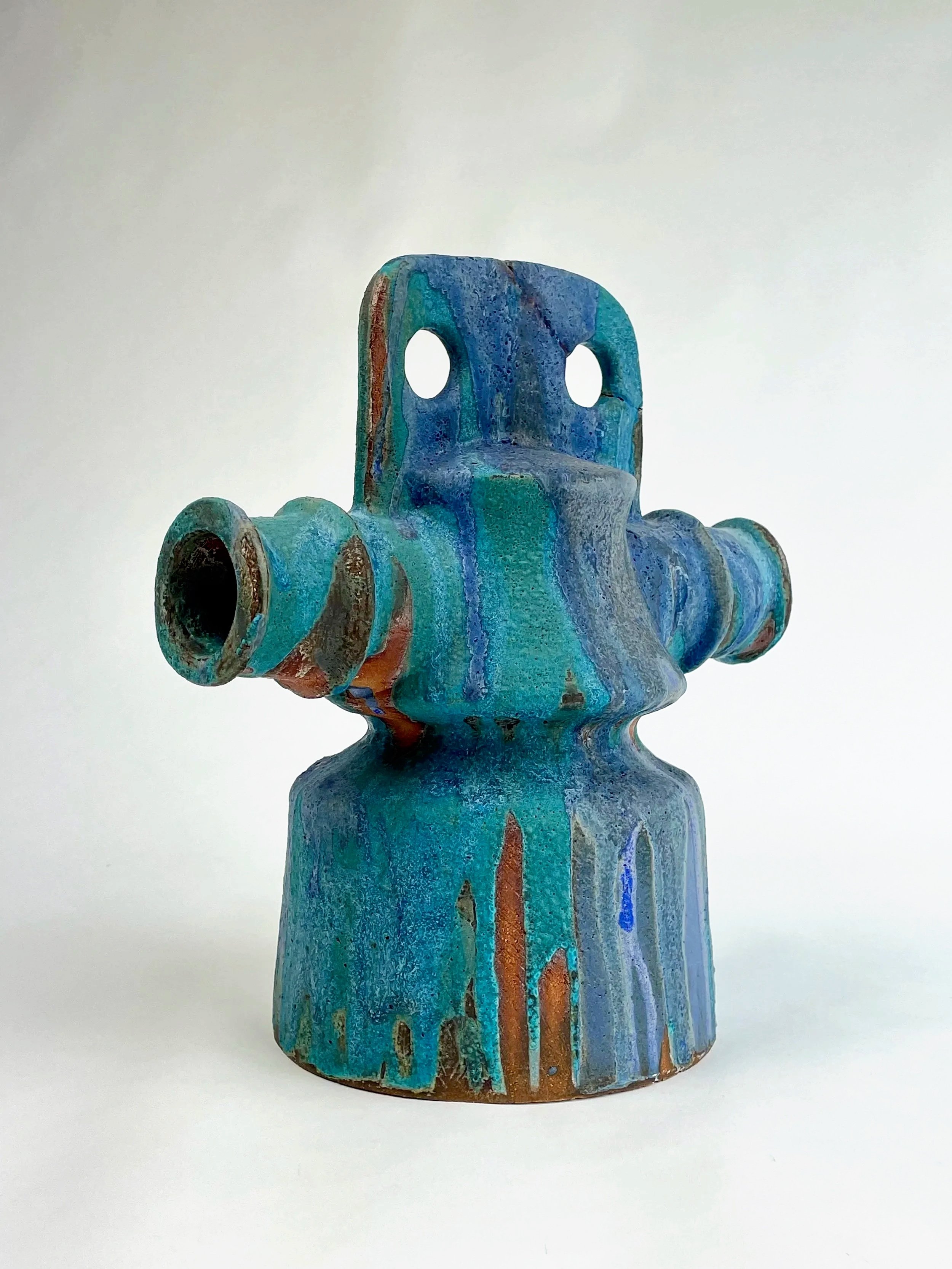 Untitled, 2025, ceramic, multiple glazes, 30 x 27 x 17 cm