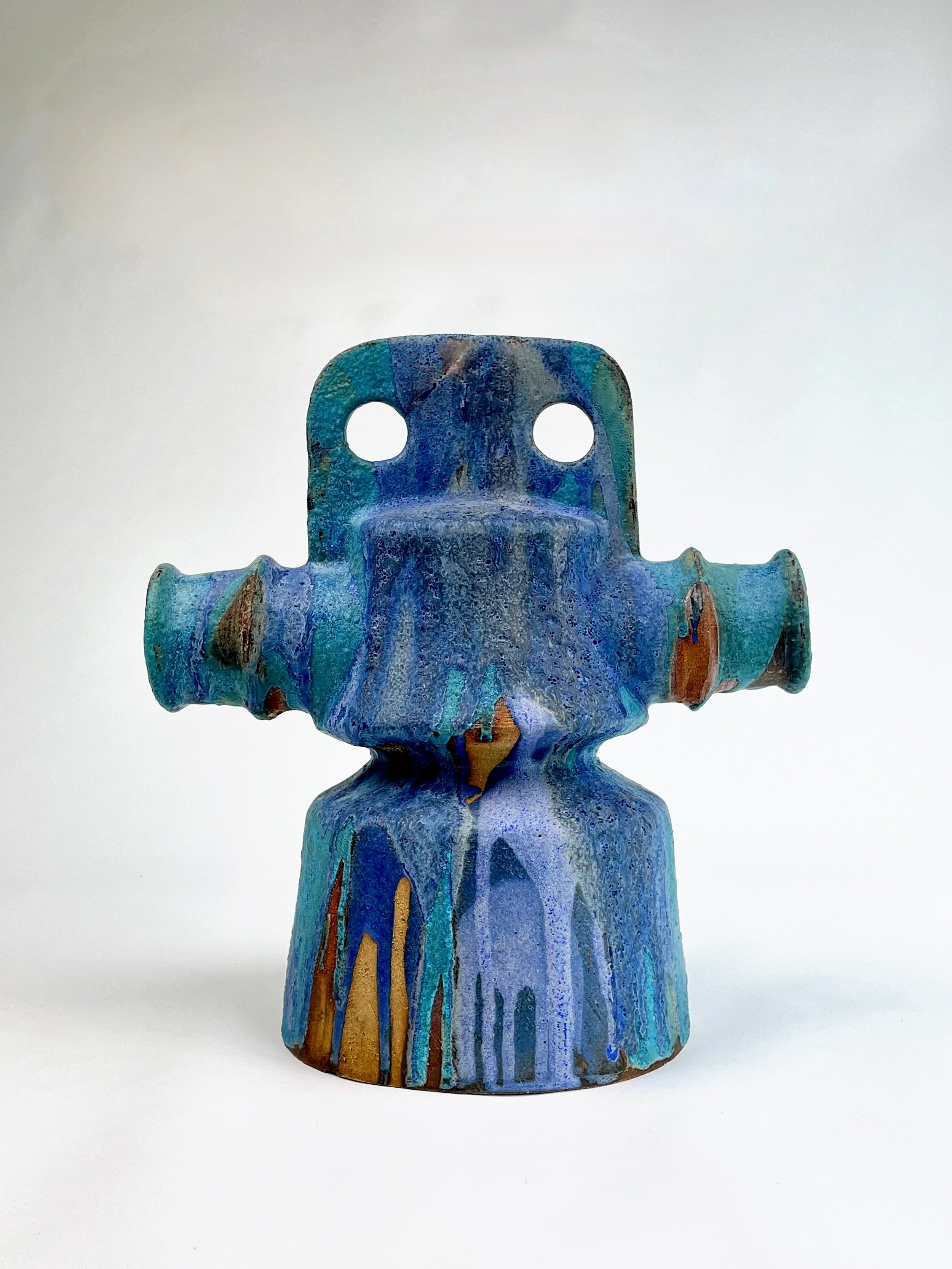 Untitled, 2025, ceramic, multiple glazes, 30 x 27 x 17 cm