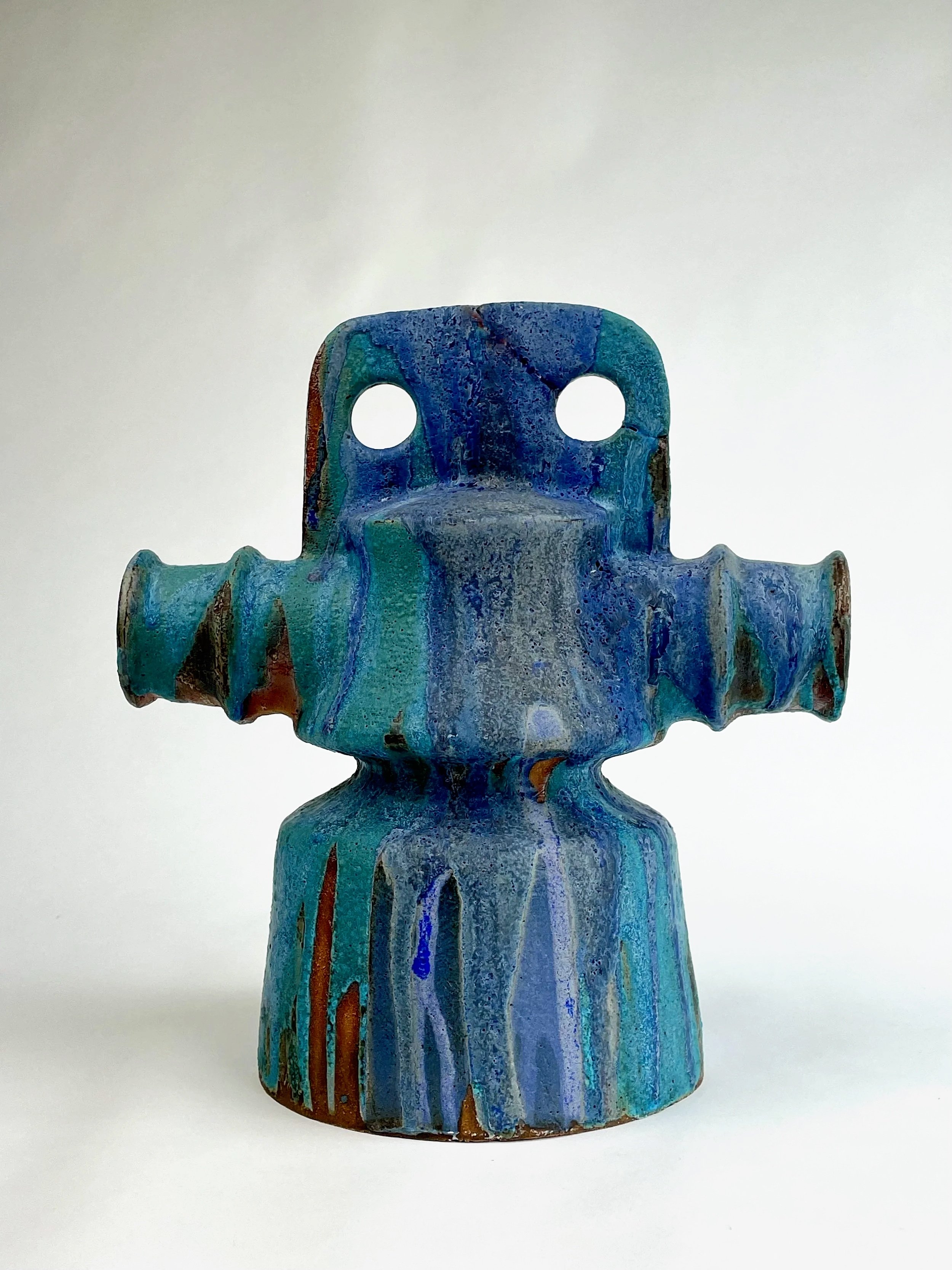 Untitled, 2025, ceramic, multiple glazes, 30 x 27 x 17 cm
