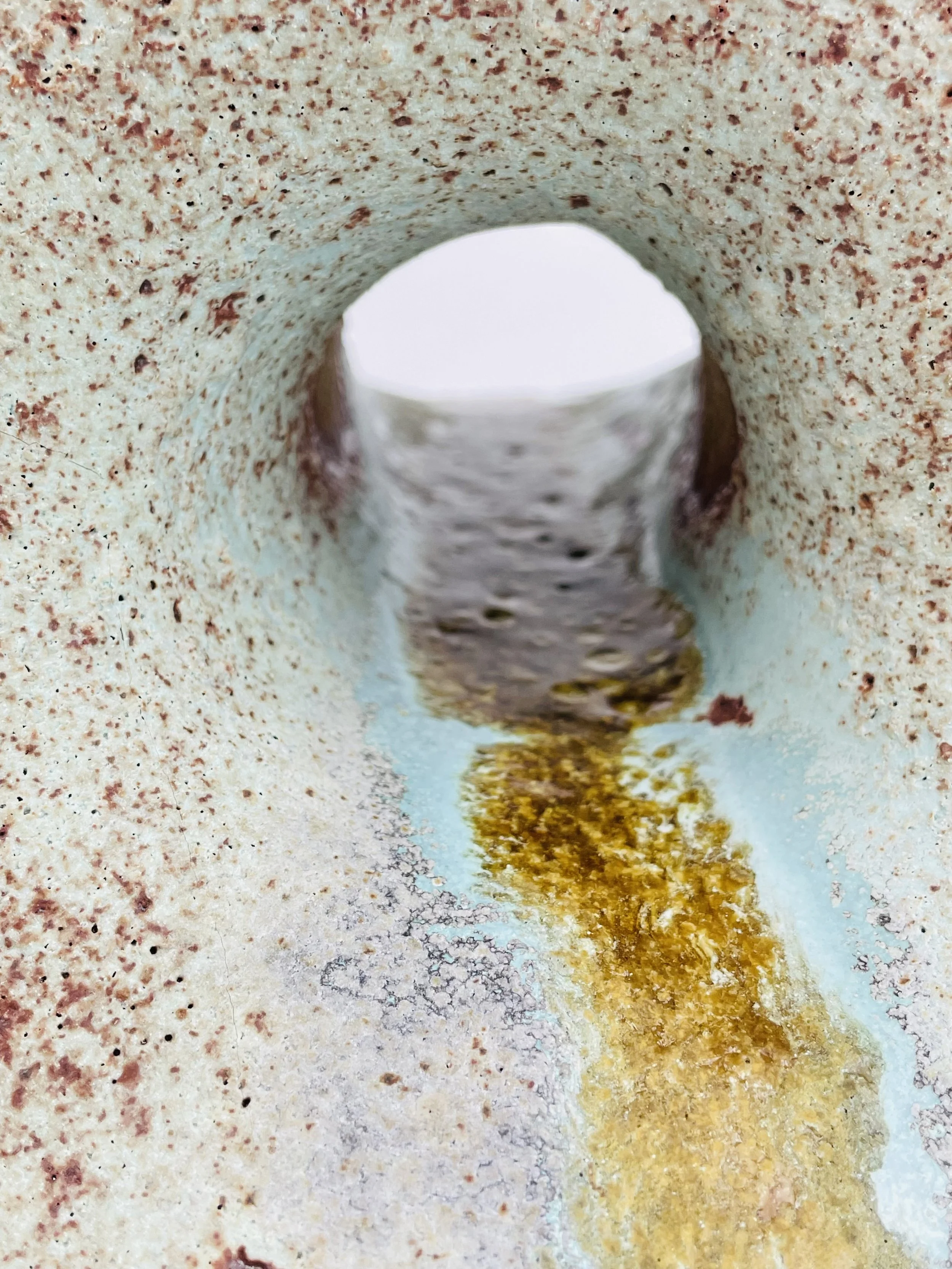 Untitled, 2025, ceramic, multiple glazes, 16 x  26 x 24 cm