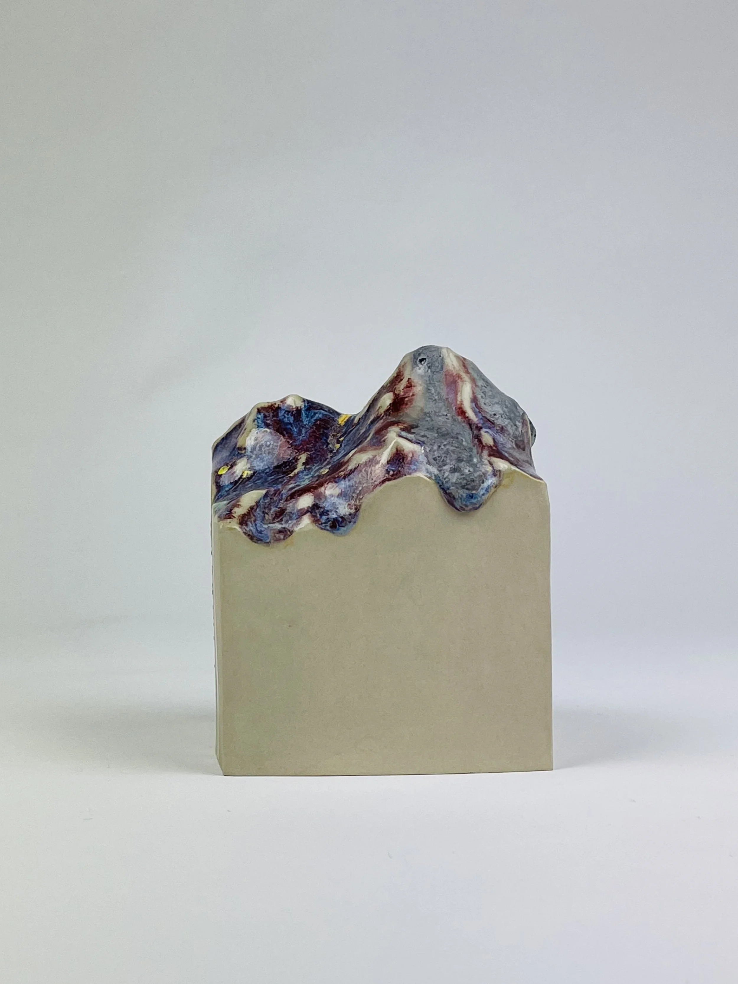 Untitled, 2022, ceramic, multiple glazes, 13 x 10 x 10 cm