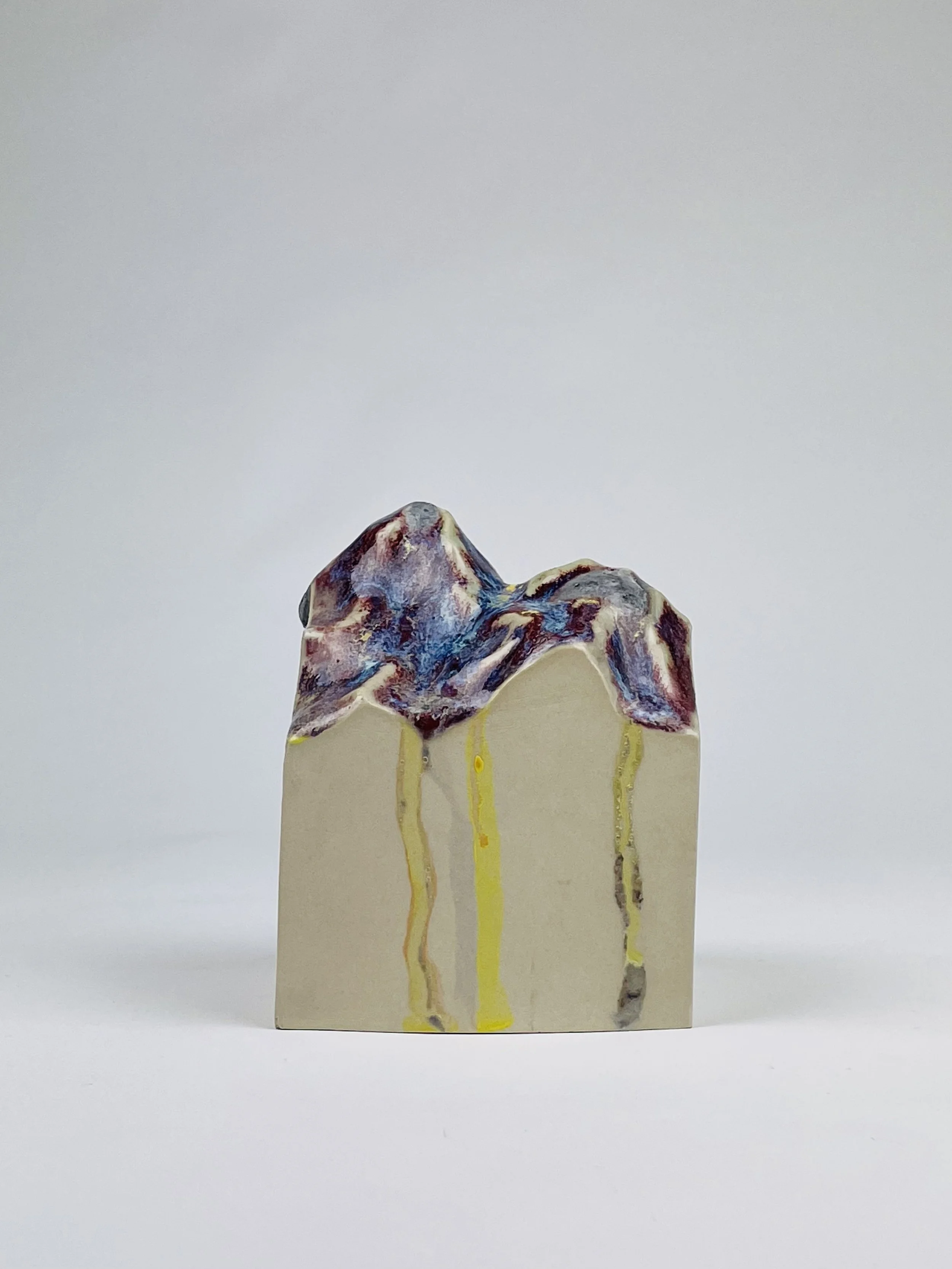 Untitled, 2022, ceramic, multiple glazes, 13 x 10 x 10 cm