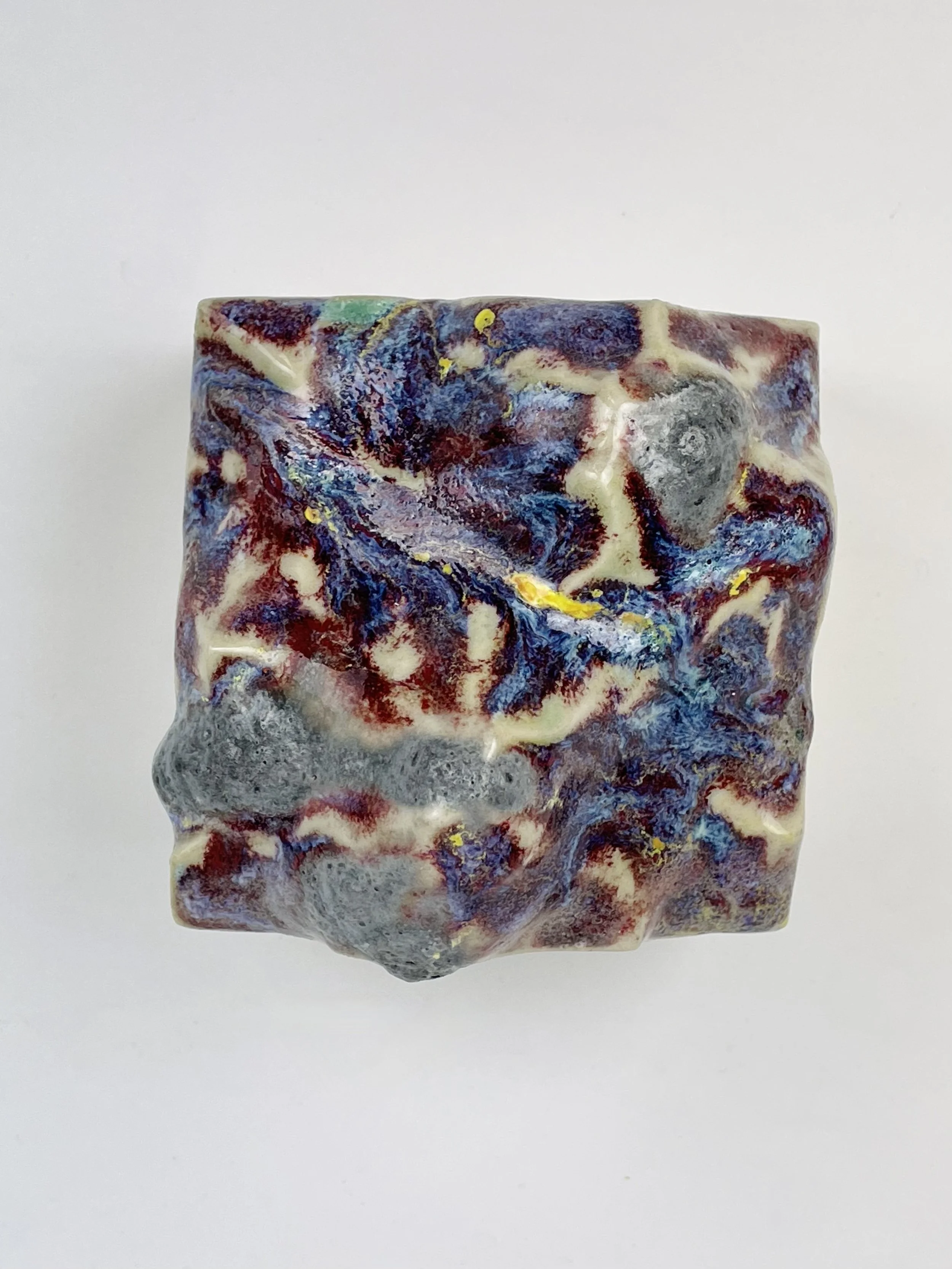 Untitled, 2022, ceramic, multiple glazes, 13 x 10 x 10 cm