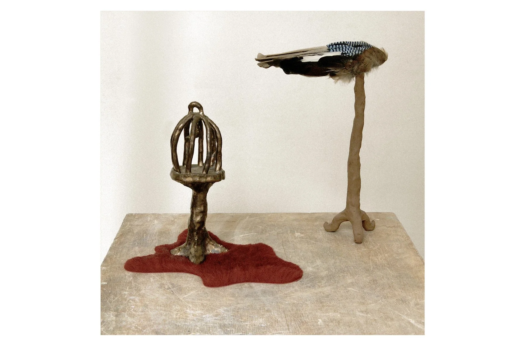 Sketches, 2004, ceramic, glaze, mixed media, 2004 (image Griet Dekoninck)
