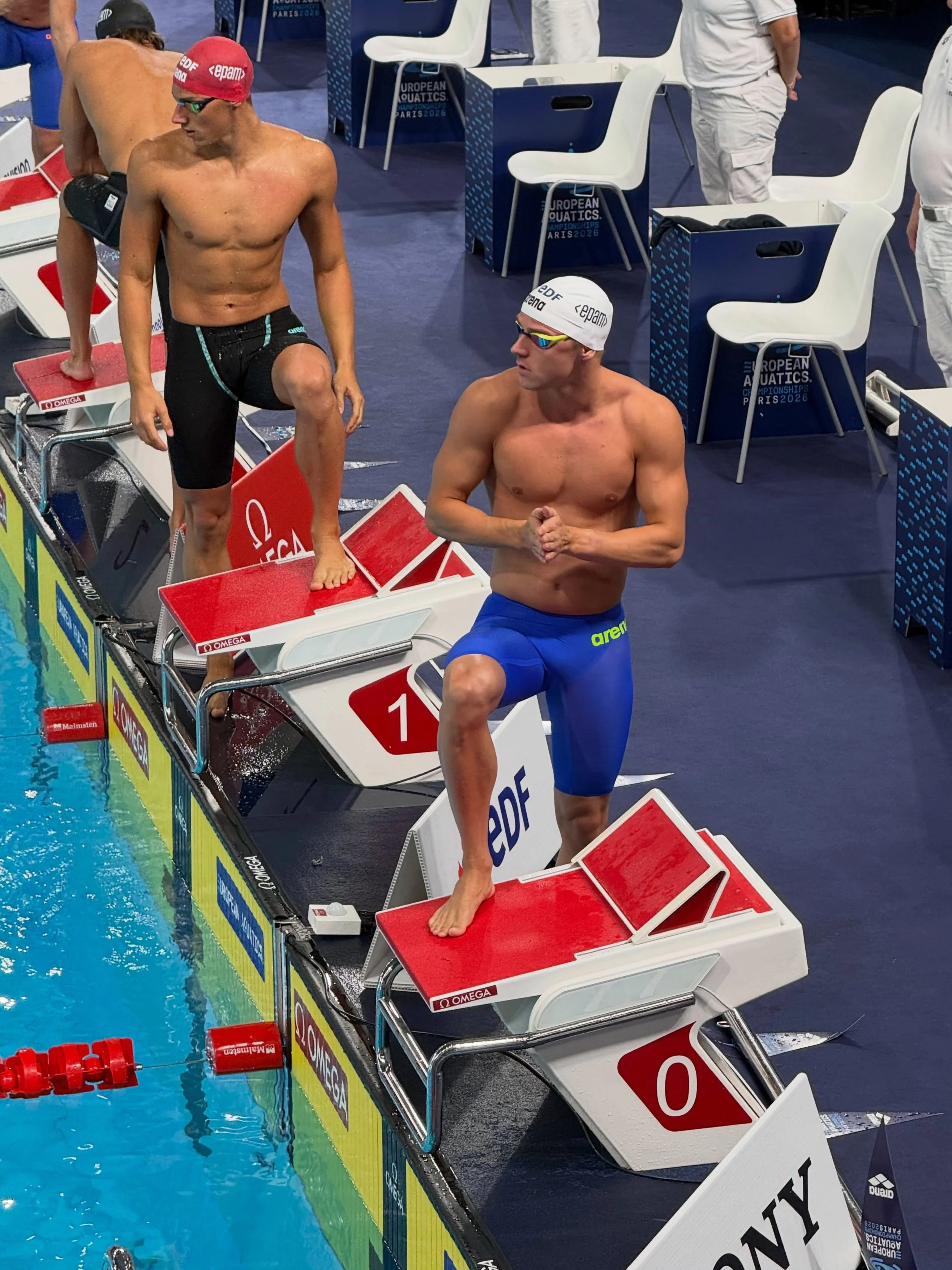 Solid personlig rekord av Simen Schmitz-Lund som avslutter dagens EM- &oslash;velse, 100m butterfly p&aring; 53.82.
Vi gratulerer💪