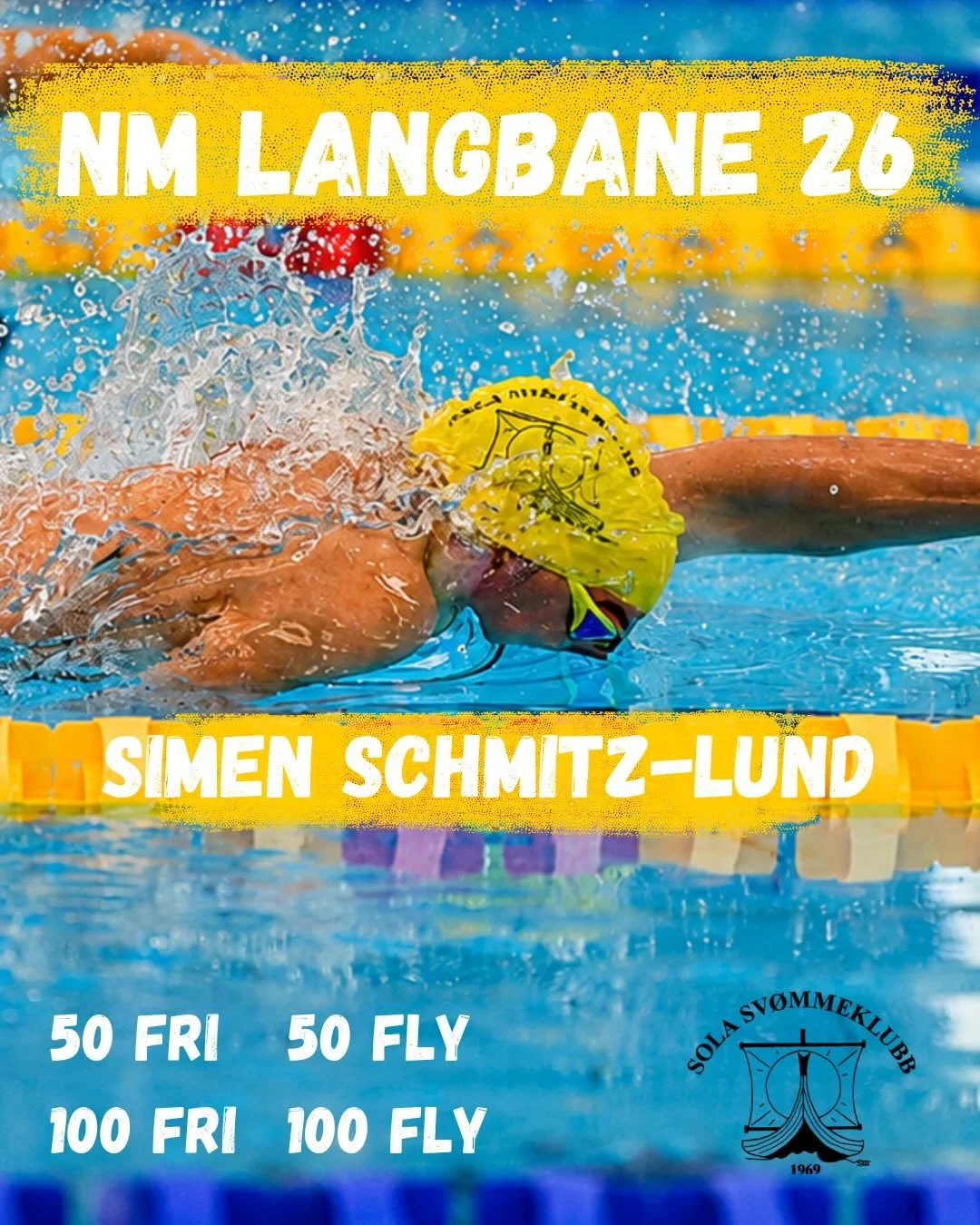 Da er vi klar for NM langbane p&aring; T&oslash;yenbadet 🇳🇴 I morgen braker det l&oslash;s 💥 LYKKE til @simenschmitzlund @sander.stavnem @joiaabo @tomaseiane 🤩