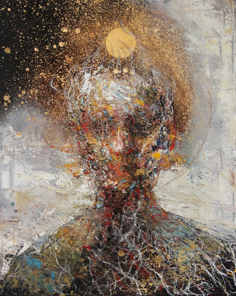 Unfurled #2 - 2015.  16x20.  Mixed Media On Canvas. SOLD
