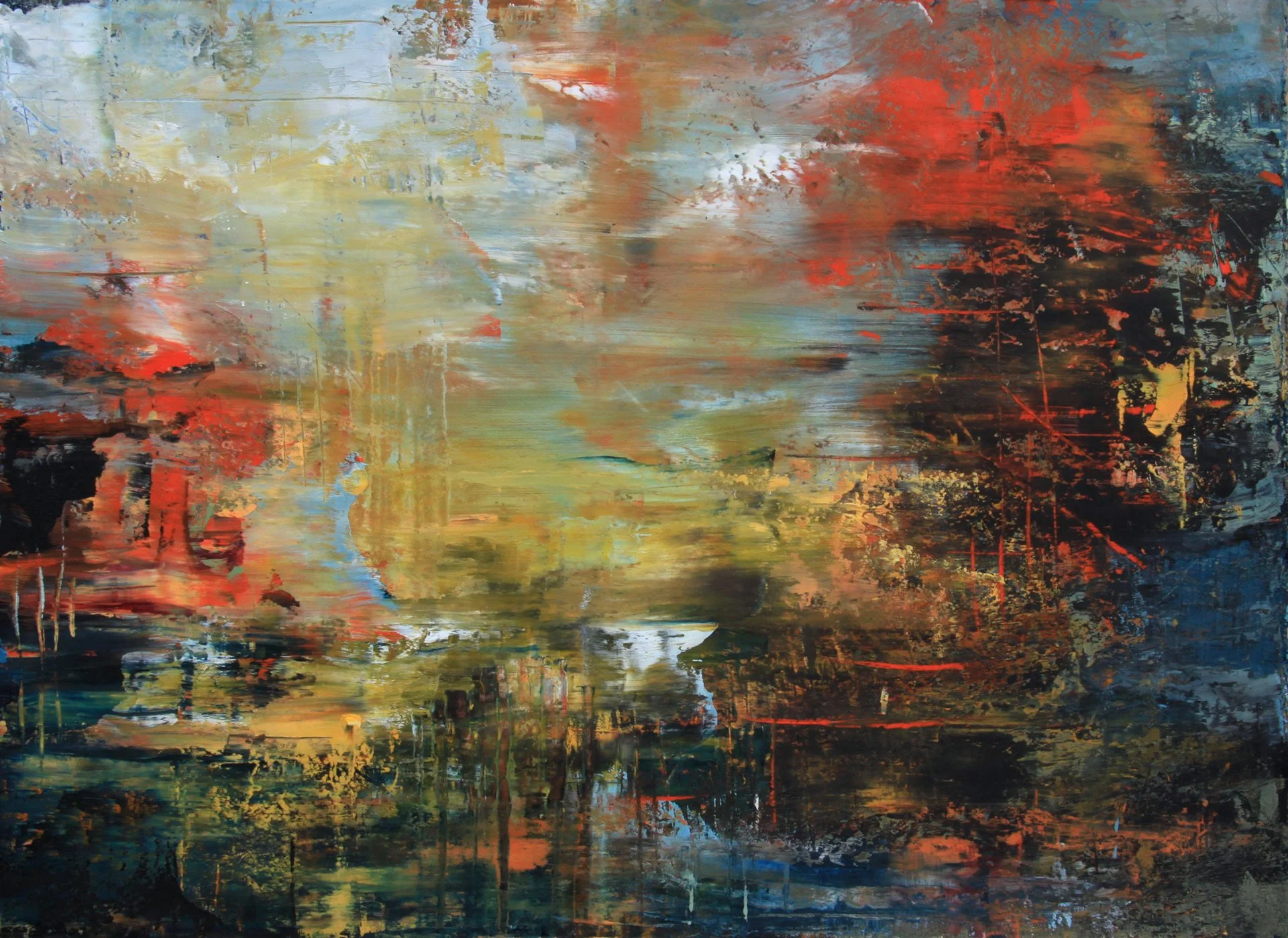 Passages - 2015	Oil on Paper mounted on Panel	22x30	sold