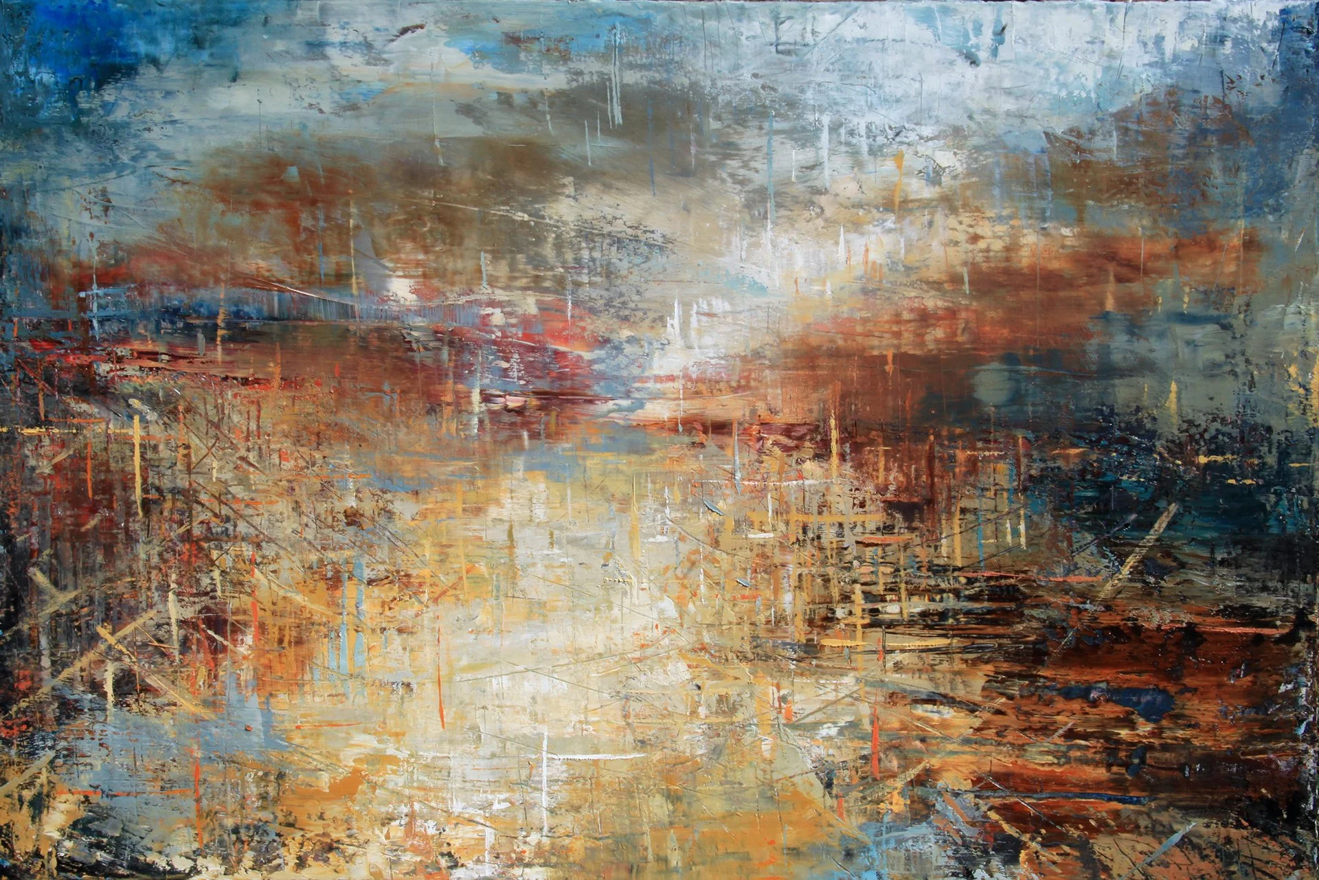 As the Day Gave Way - 2015	Oil on Canvas	24x36 	sold