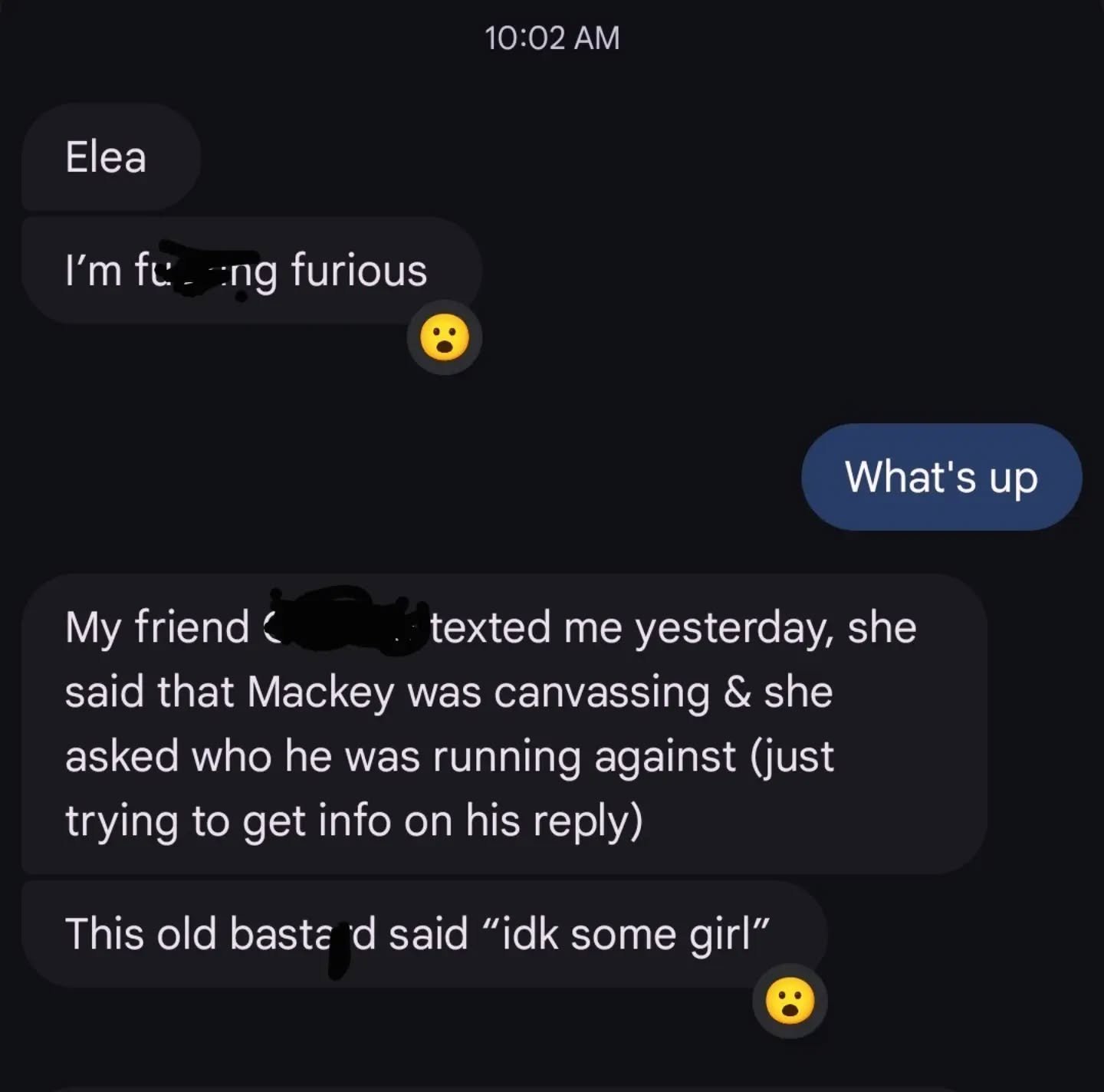 Hi my name is Elea Anita Wright and I'm the WOMAN running against a 76yo man that has spent over 20 years in office and closed the door behind him. 

Do I think my life is relatable to a minority majority district? No, I don't. Do I think I can repre