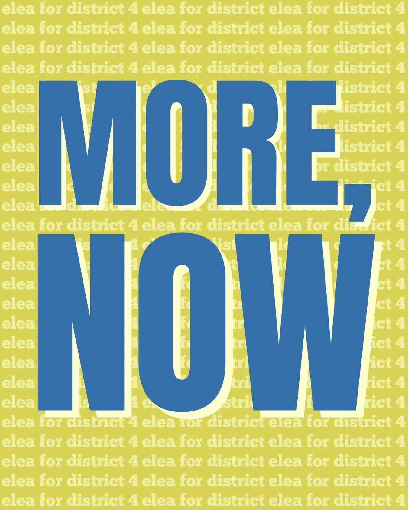 District 4, I hear you loud and clear. You&rsquo;ve waited long enough for not enough. I want to amplify your voice. Vote for me if you&rsquo;re tired of lip service with no spirit of servitude. I&rsquo;m running because I want to get things done. I&