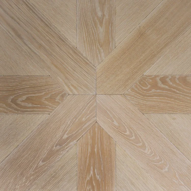 suelo de madera con diseño en forma de estrella