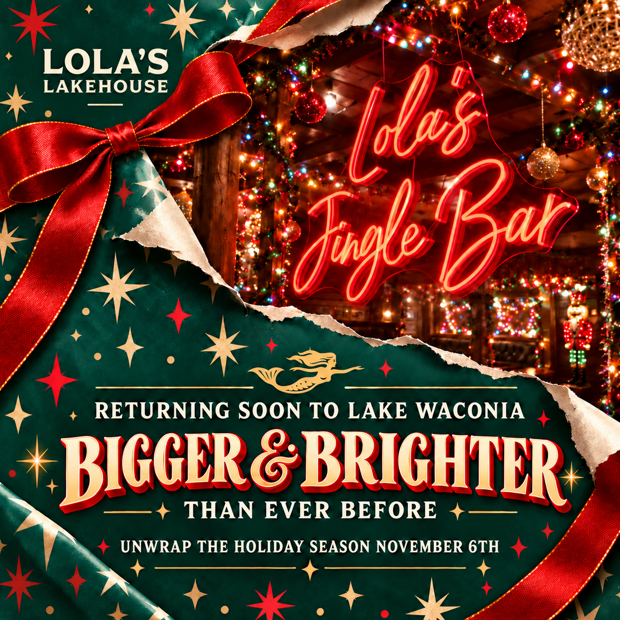 JINGLE BAR Opening Day at Lola's Lakehouse