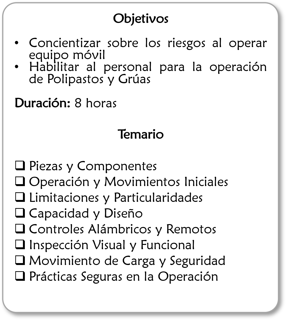 Temraio de cuyrso de seguridad que permite obtener una constancia dc3 con validez stps