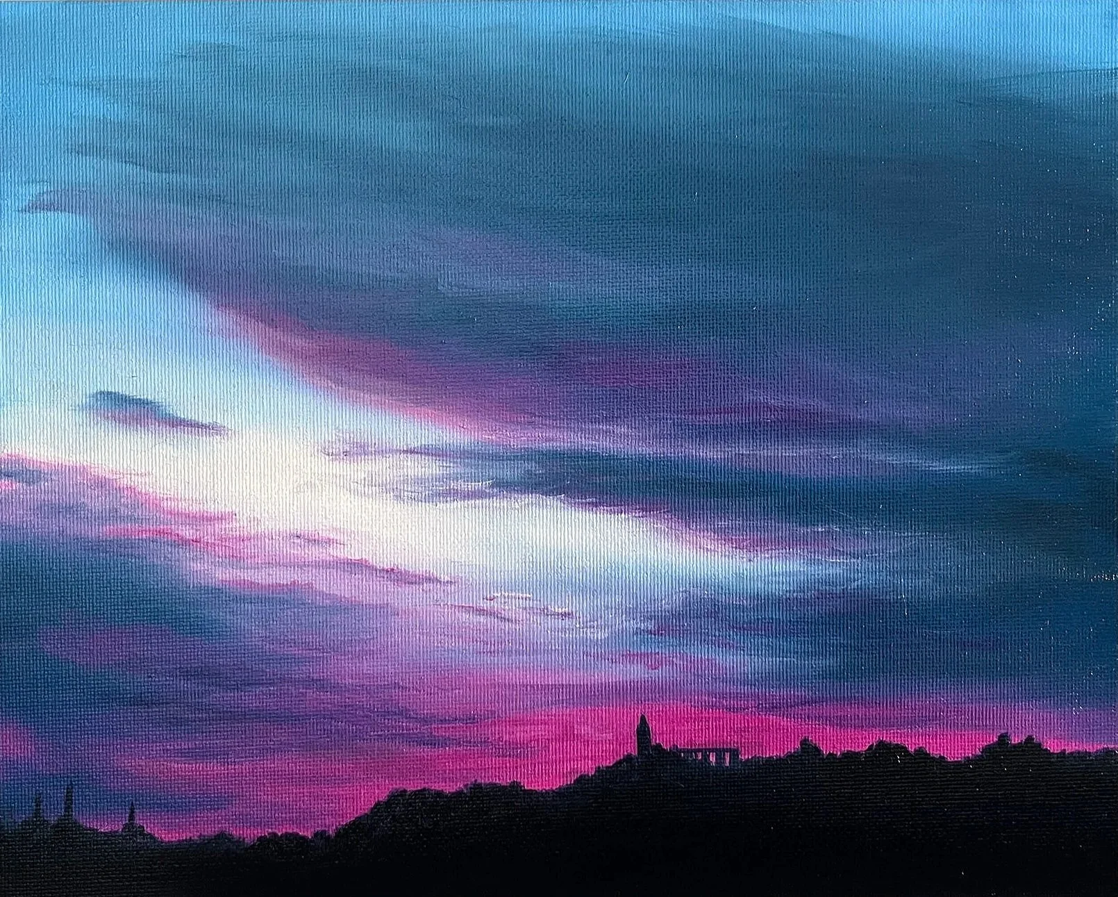 Carlton Hill, Pretty In Pink - 25.5cm x 20cm Canvas Panel