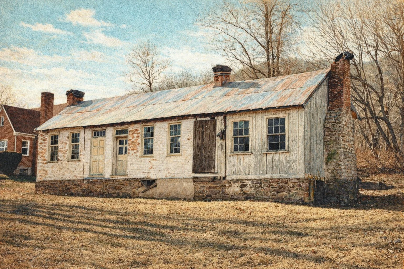 GIBSON COTTAGE — Preservation Bath succeeded in lobbying Preservation Virginia to nominate Gibson Cottage to the state's most endangered historic resource list.  Unfortunately, the building burned and was subsequently razed.