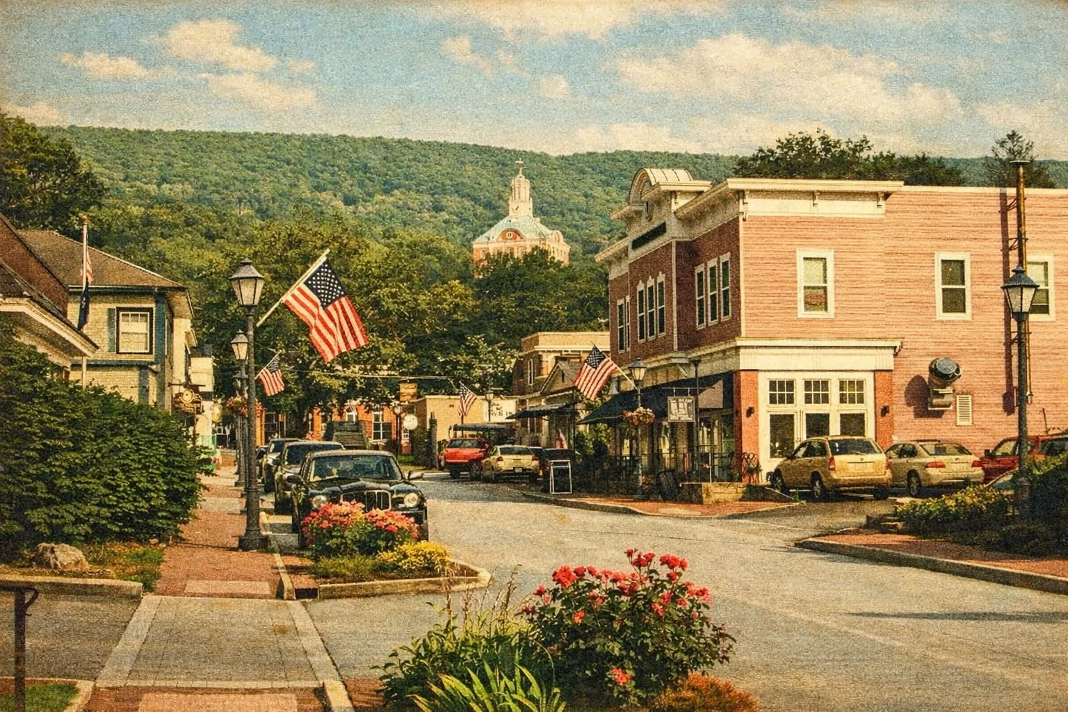 HOT SPRINGS HISTORIC DISTRICT — Preservation Bath is assisting in the funding and advocating for a Cost Share Grant, through the Department of Historic Resources,  for the surveys necessary to create a new state and federal historic district in Downt