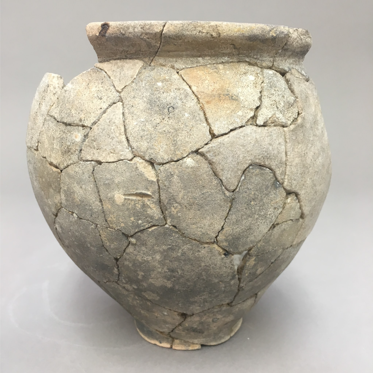 Roman Cremation Urn, c. 1st - 3rd Century A.D., Terracotta