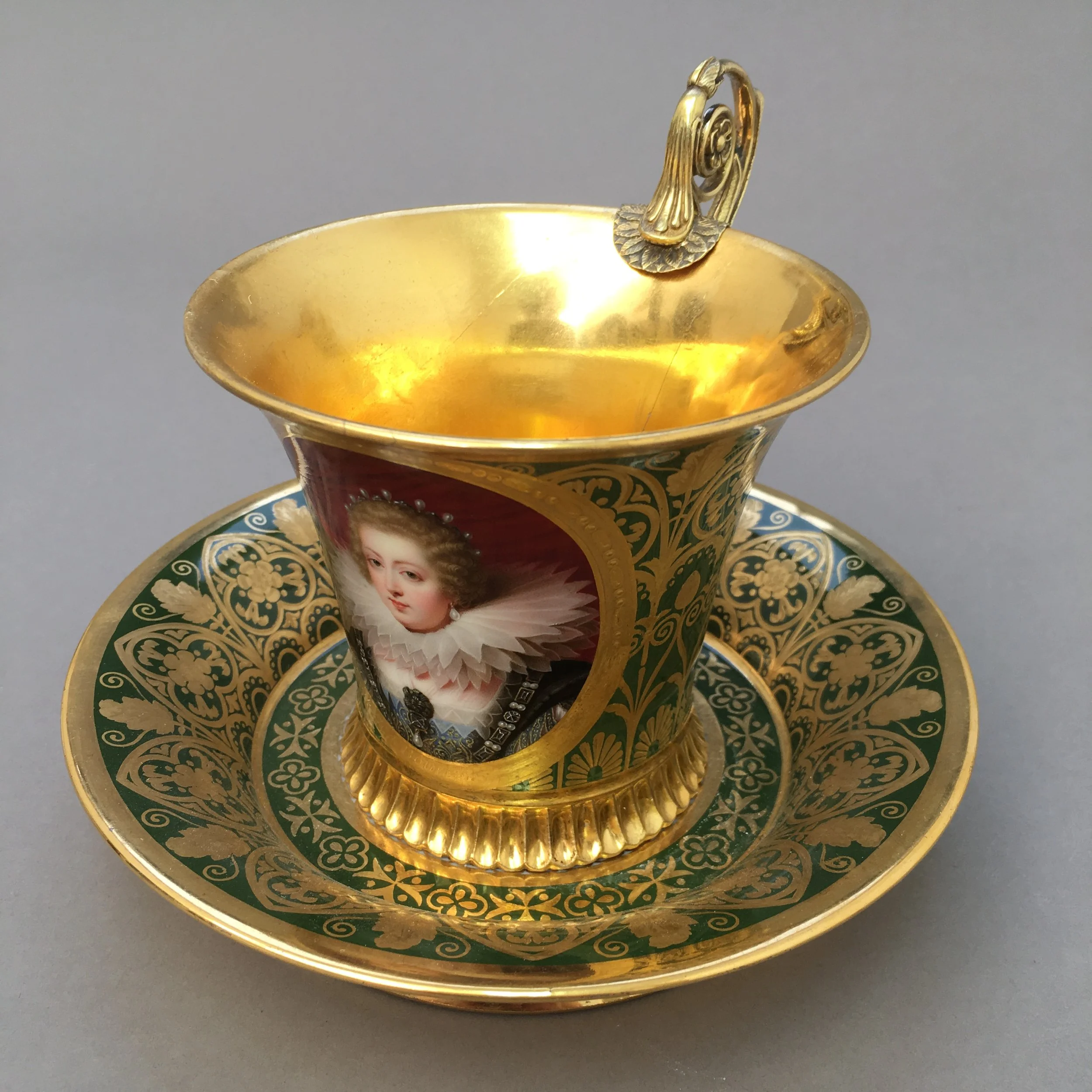 Sévres ‘Jasmin’ Cup, c. 1814-1824, Gilded porcelain
