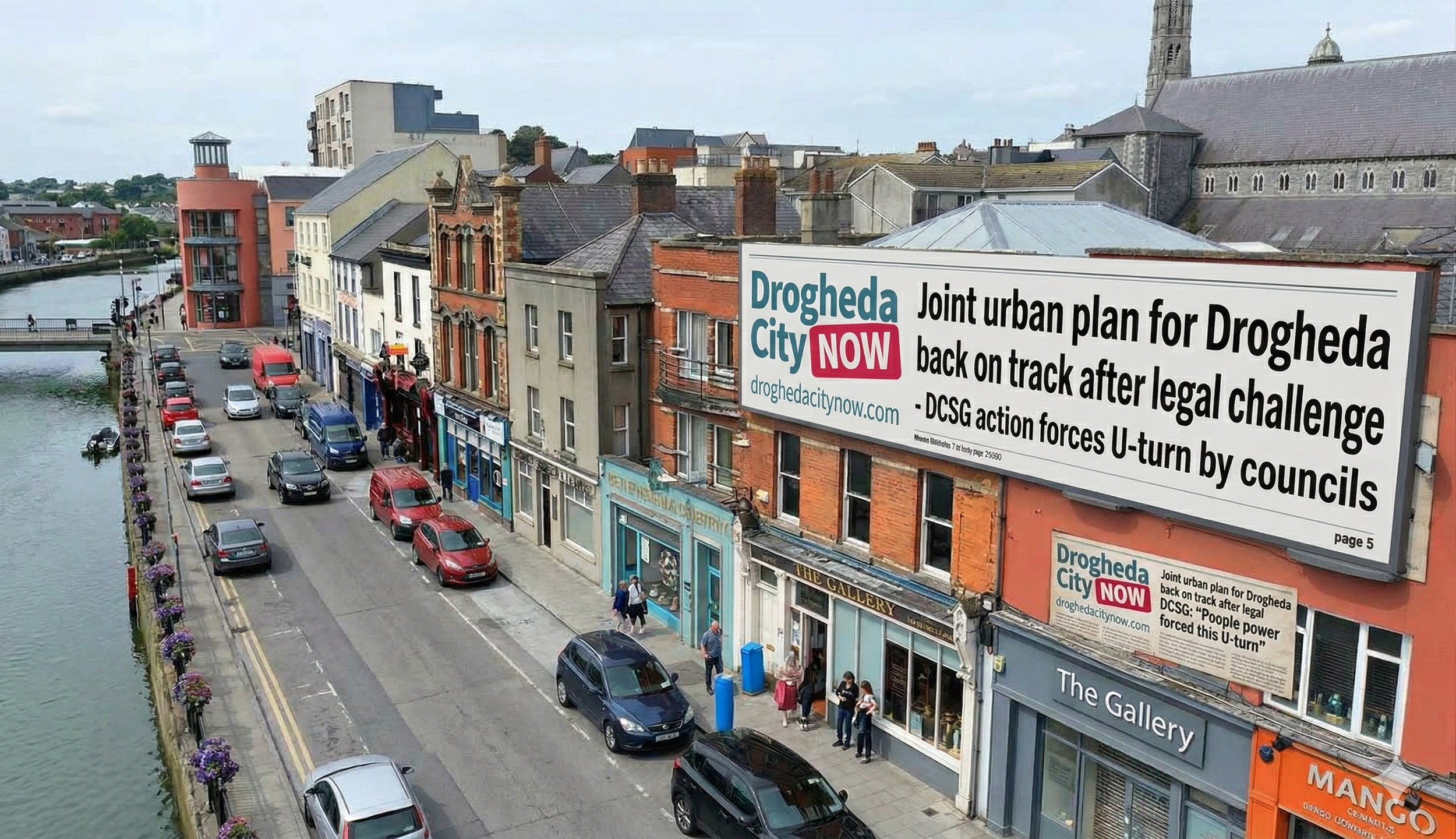 Joint urban plan for Drogheda back on track after legal challenge- DCSG action forces U‑turn by councils