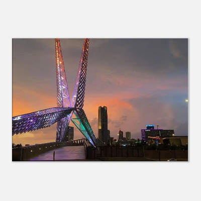 Scissortail Bridge Canvas Art