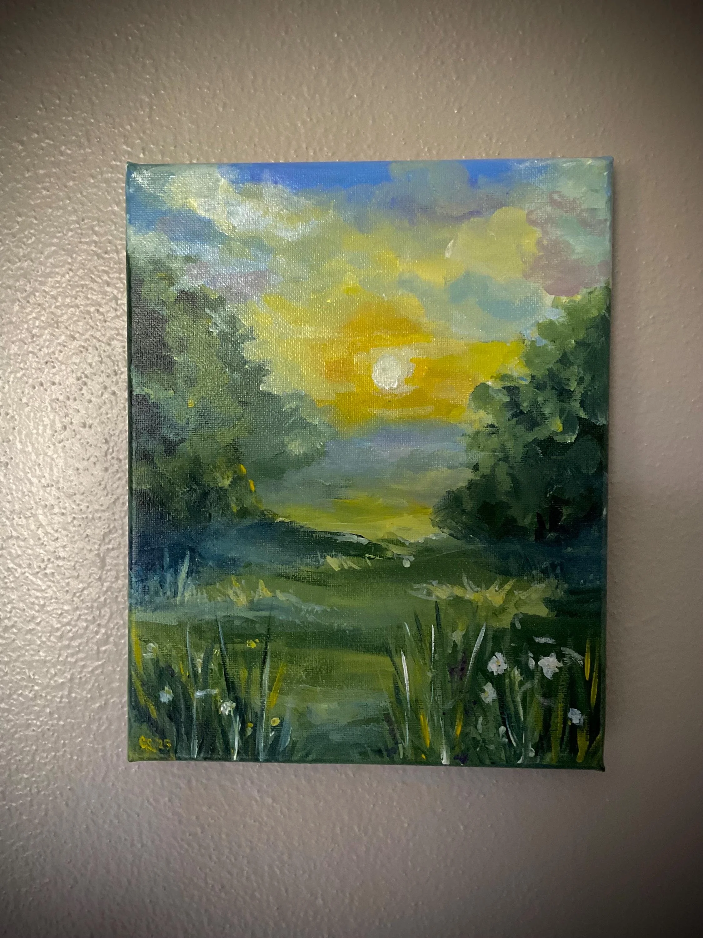 Midsummer - 1  (An Original Acrylic Painting - 8x10”)