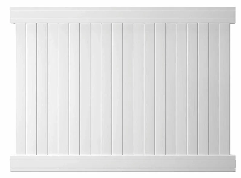 PVC Fence panel repaired and clean