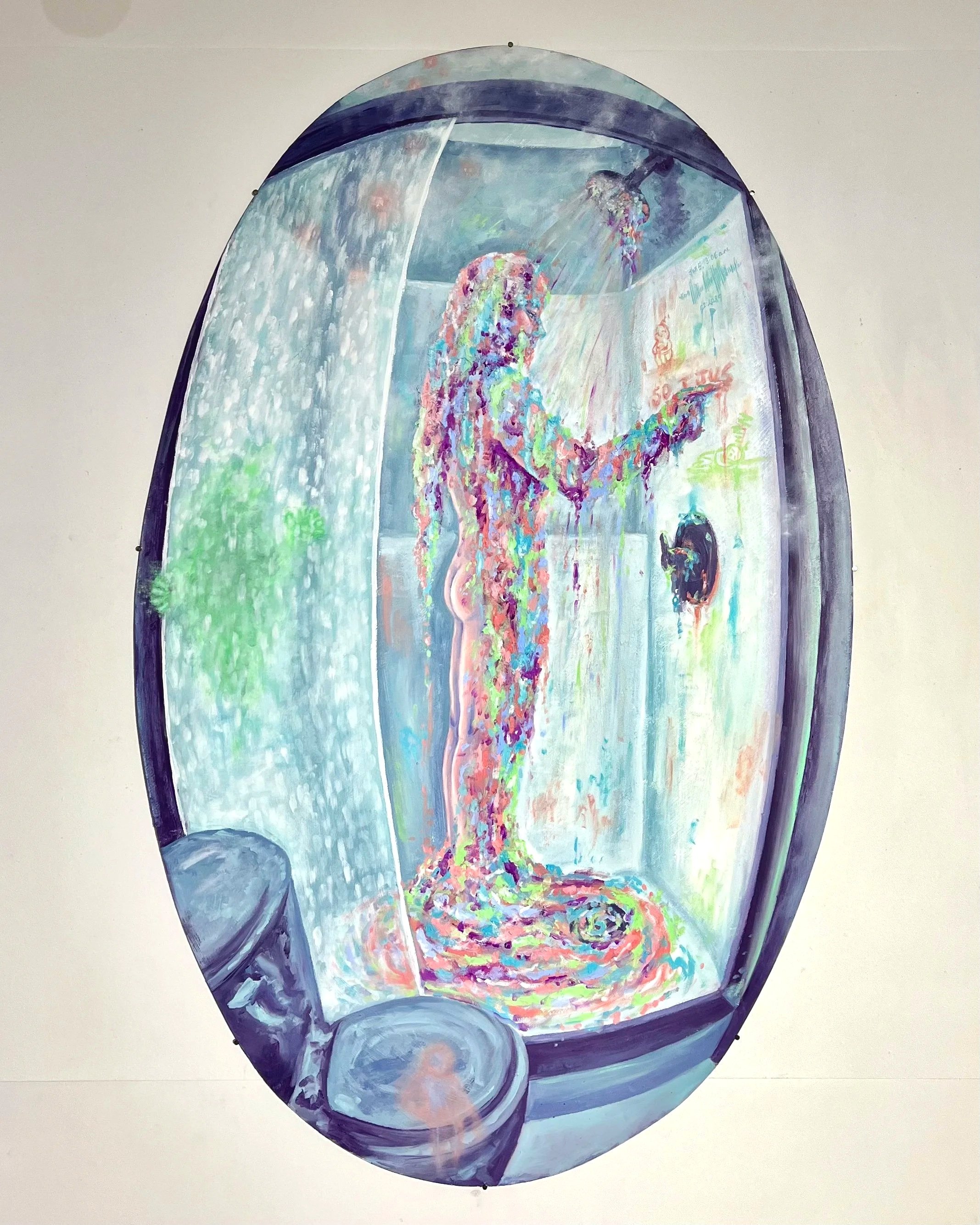 From Birth --- 54"x34"  ---  oil on wood 