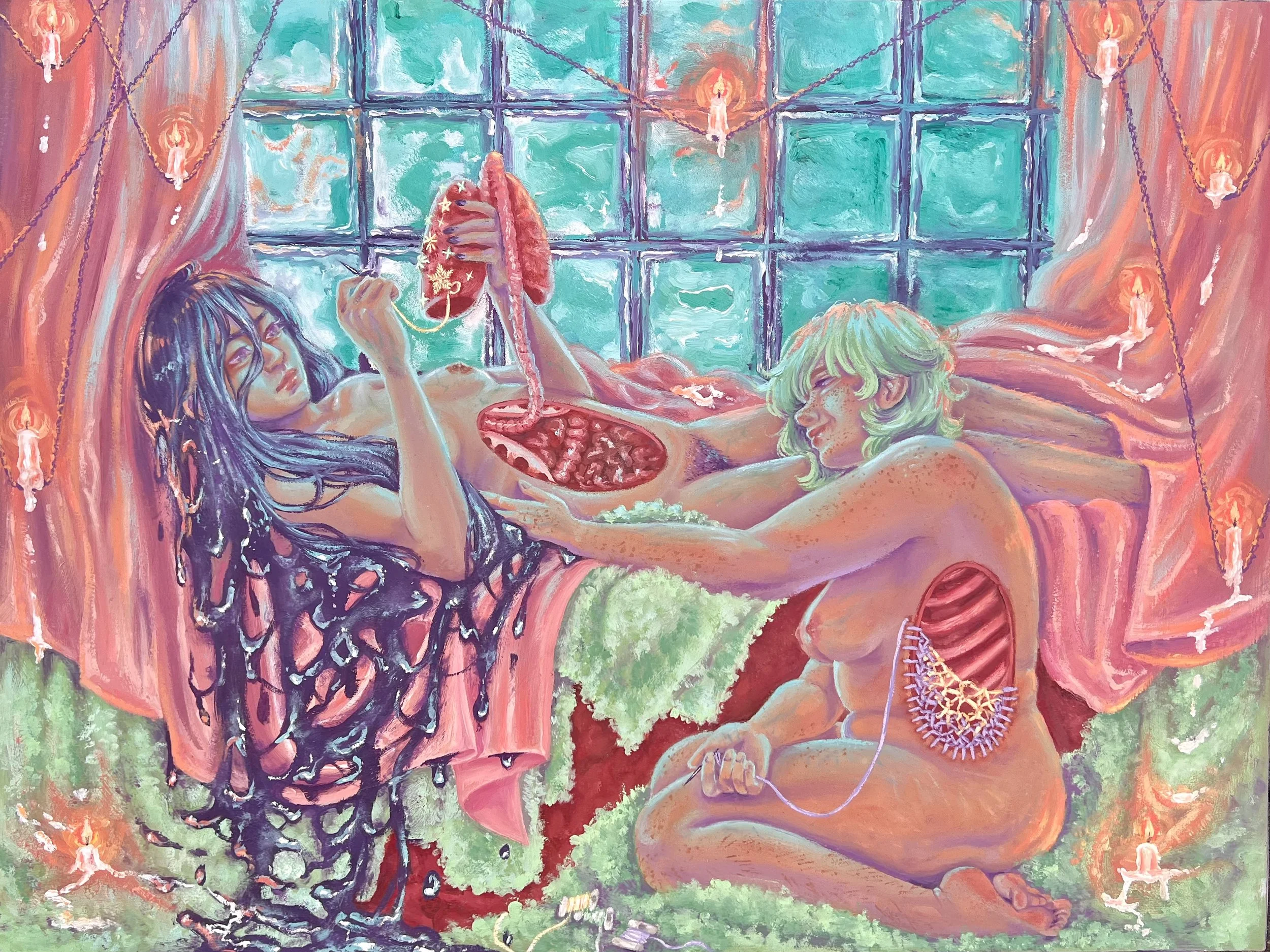 Not Everything Heals With Time --- 12"x16"  --- oil on wood panel  