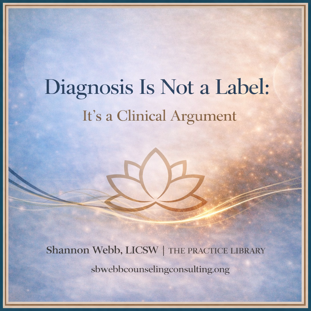 Diagnosis Is Not a Label: It’s a Clinical Argument