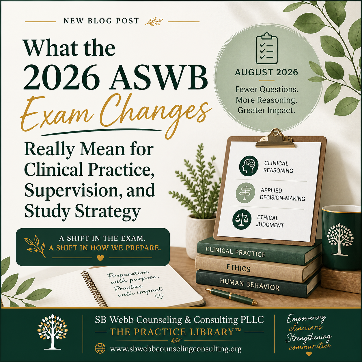 What the 2026 ASWB Exam Changes Really Mean for Clinical Practice, Supervision, and Study Strategy
