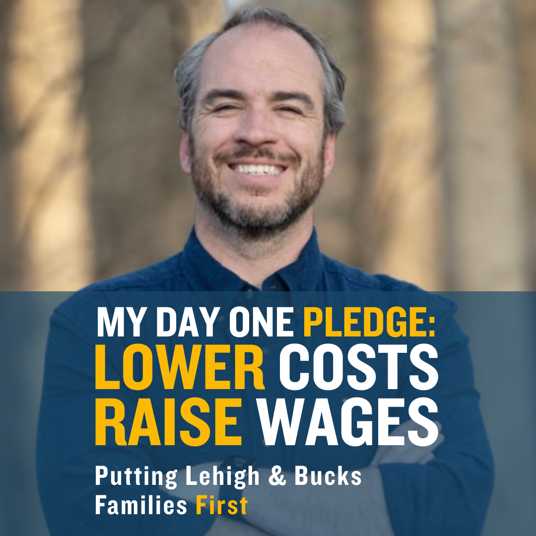 Merkl-Gump Announces Day One Affordability Agenda to Lower Costs and Raise Wages for Families in Lehigh &amp; Bucks County