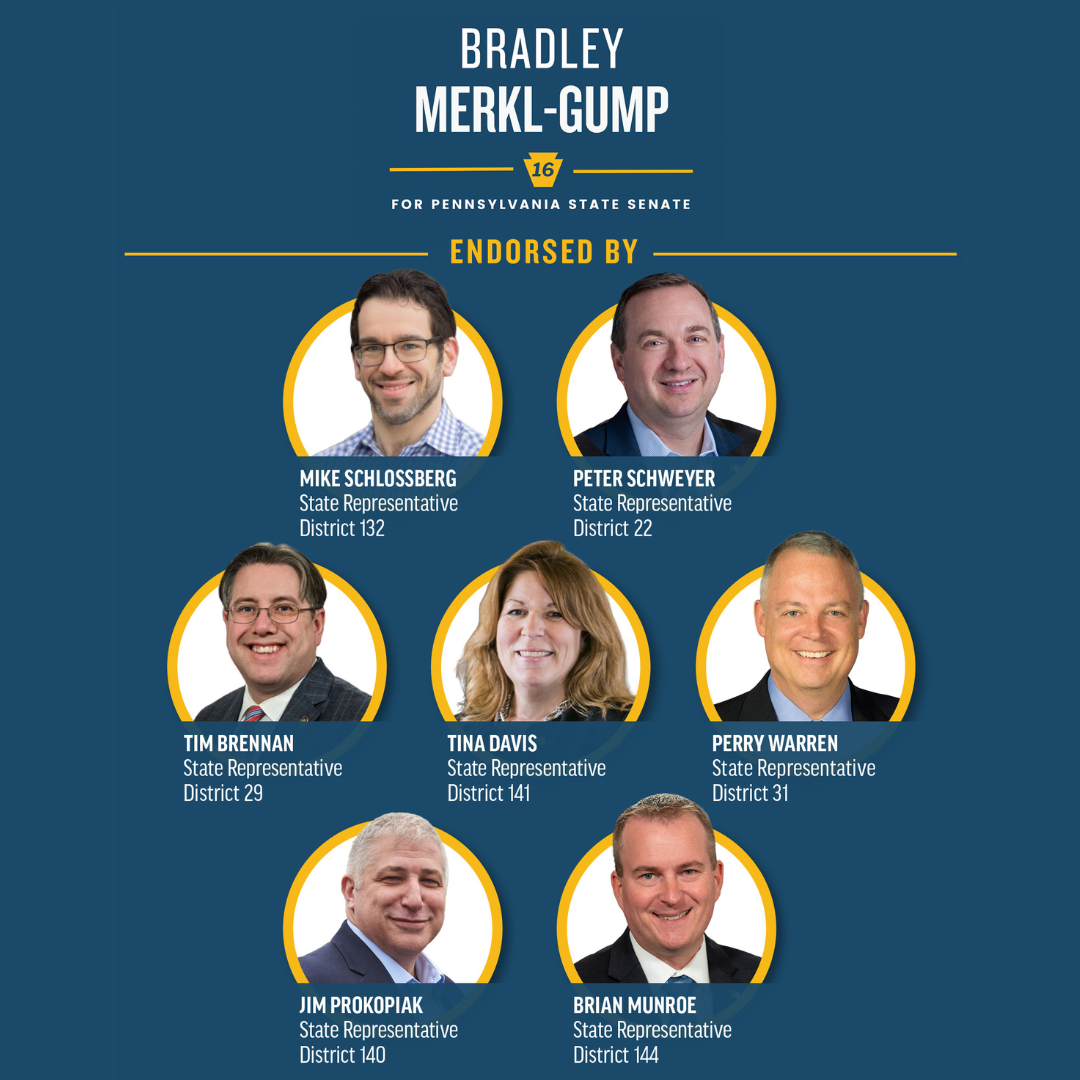 Merkl-Gump Earns Endorsements from Regional State Representatives, Building Strong Local Coalition