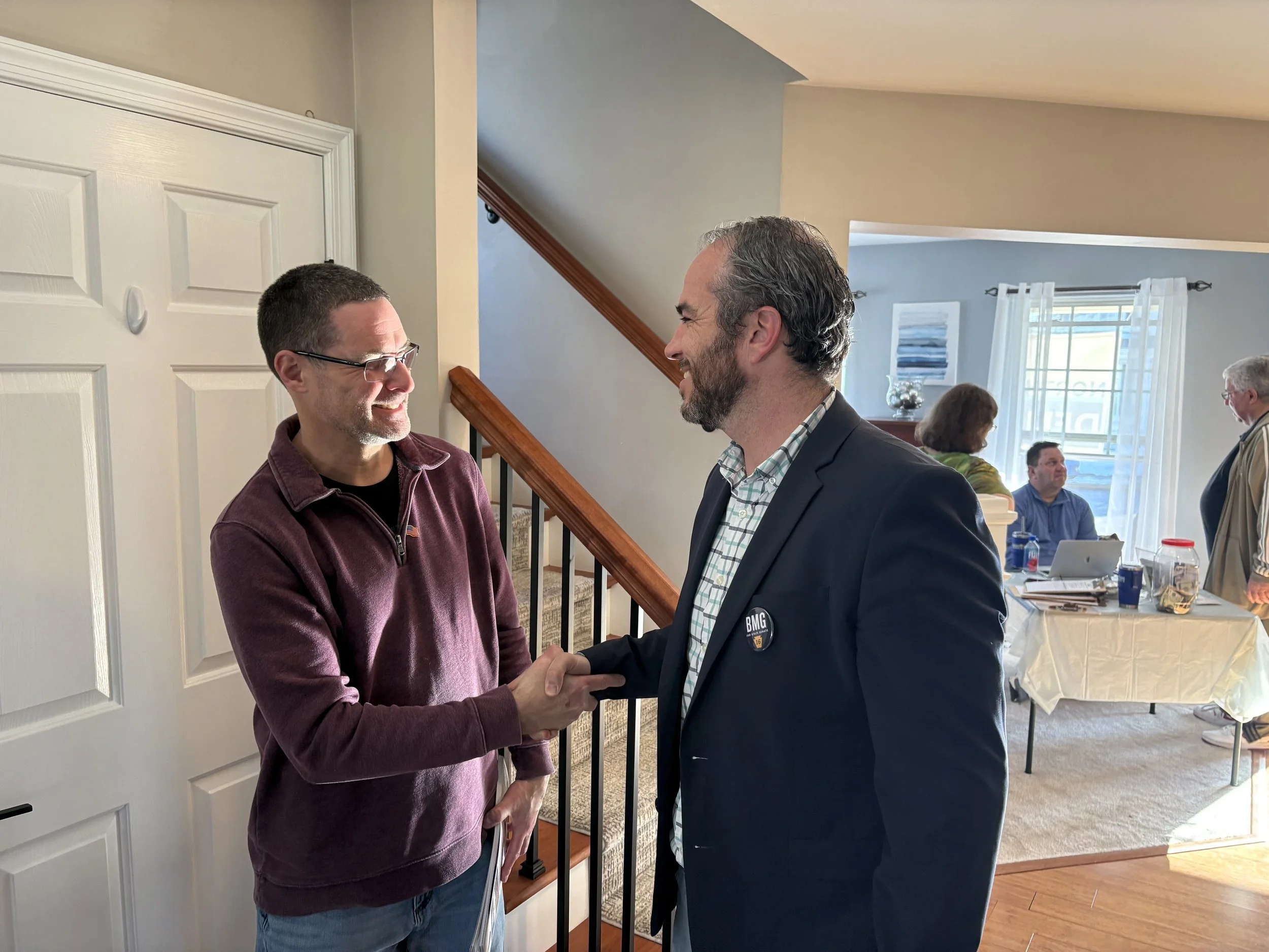 Pennsylvania senate candidate Bradley Merkl-Gump, Democrat for District 16.