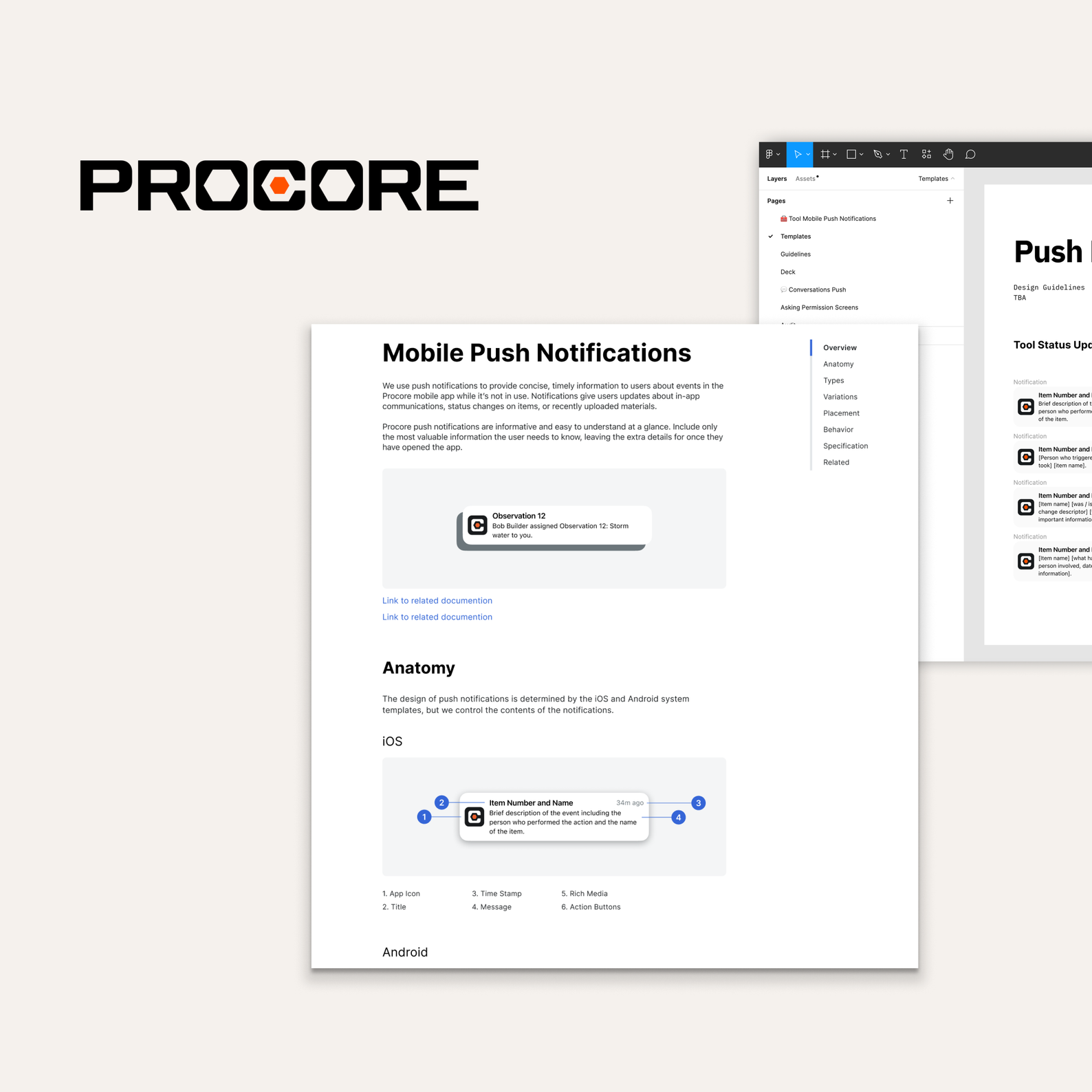 Procore: Mobile Push Notifications