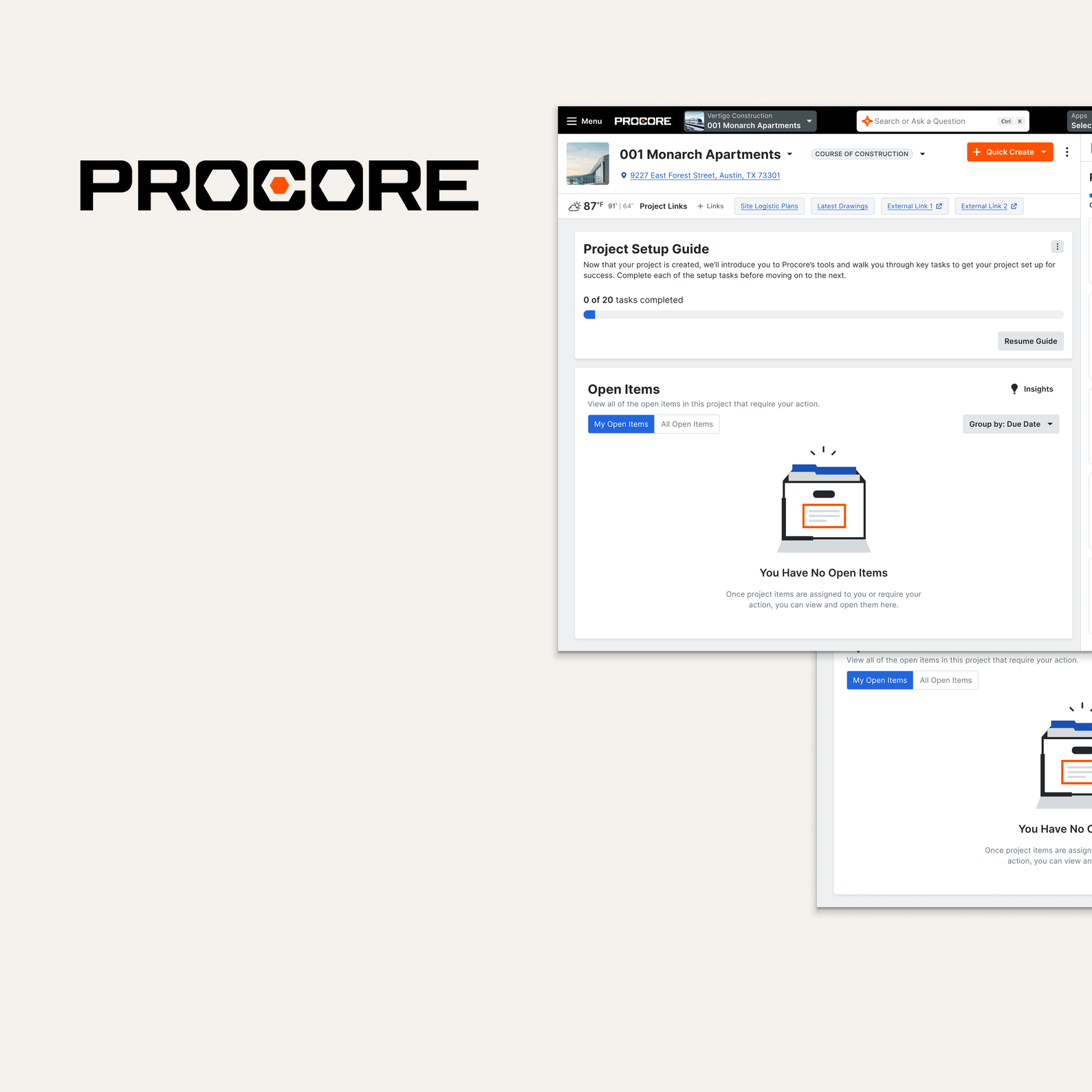 Procore: The Kickoff Project