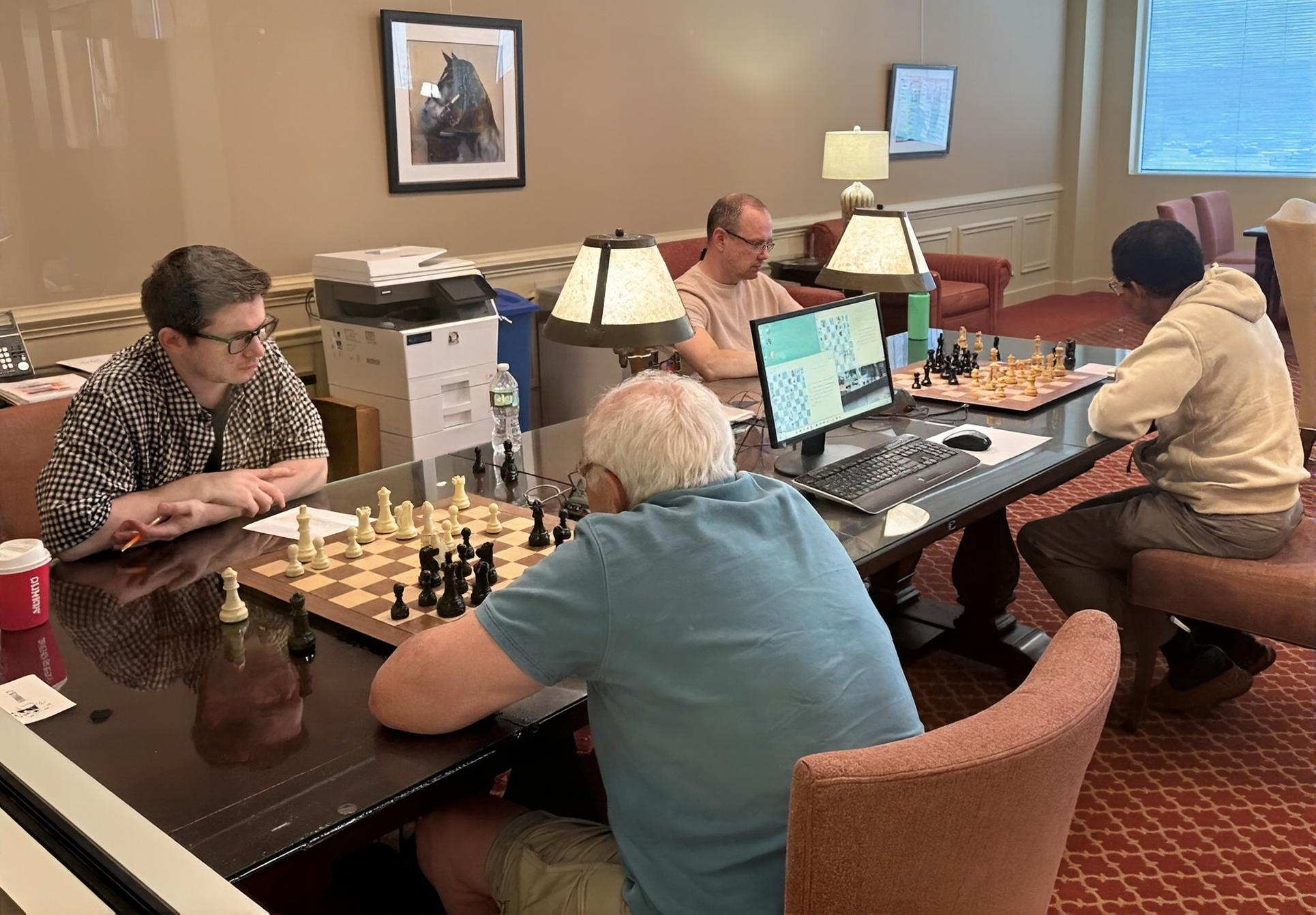 Charles Covington and Joshua Topper share first place in 2nd Owings Mills Summer Open.