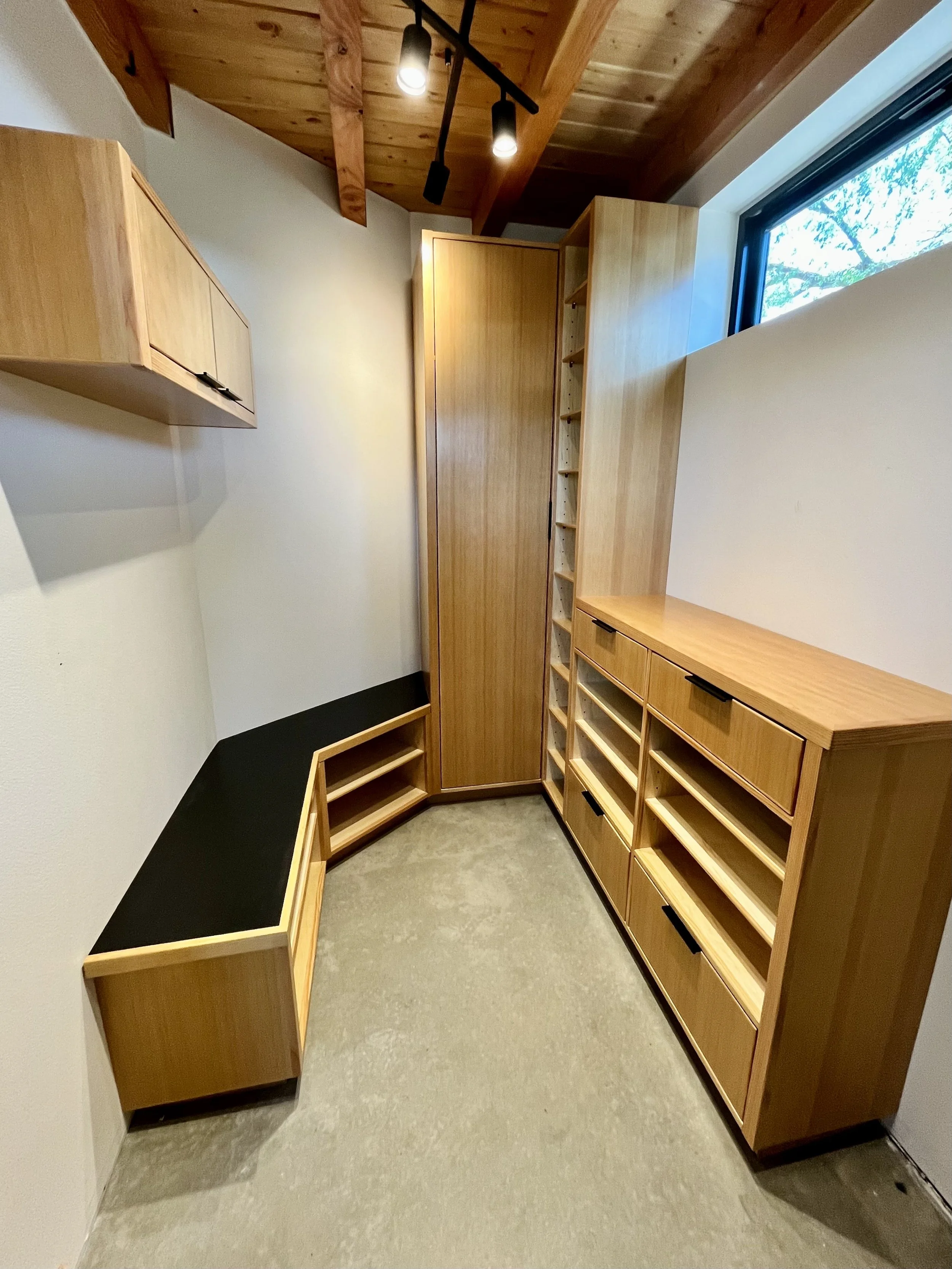 Fir Entry Cabinets by Willow Woodcraft